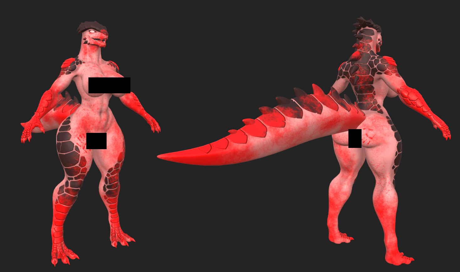 Saurus - Zombie - Texture Halloween