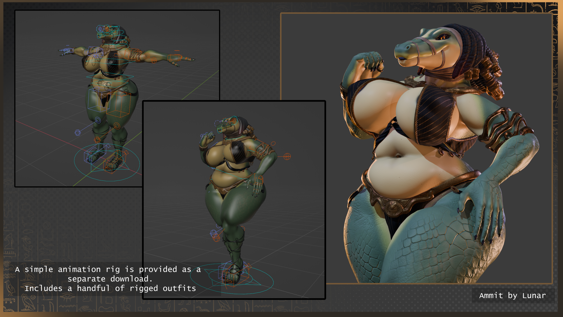 Ammit by Lunar VRC Avatar