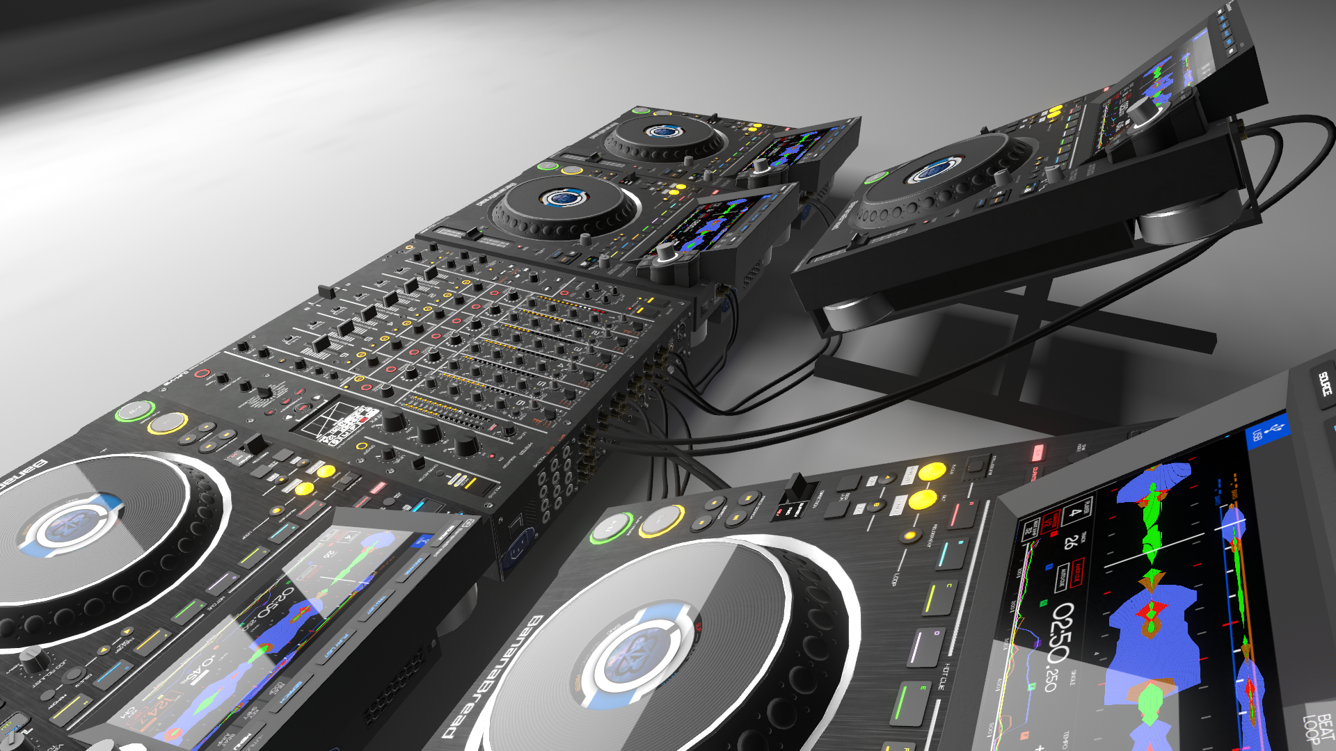 Banana CDJ-3000 & DJM-V10