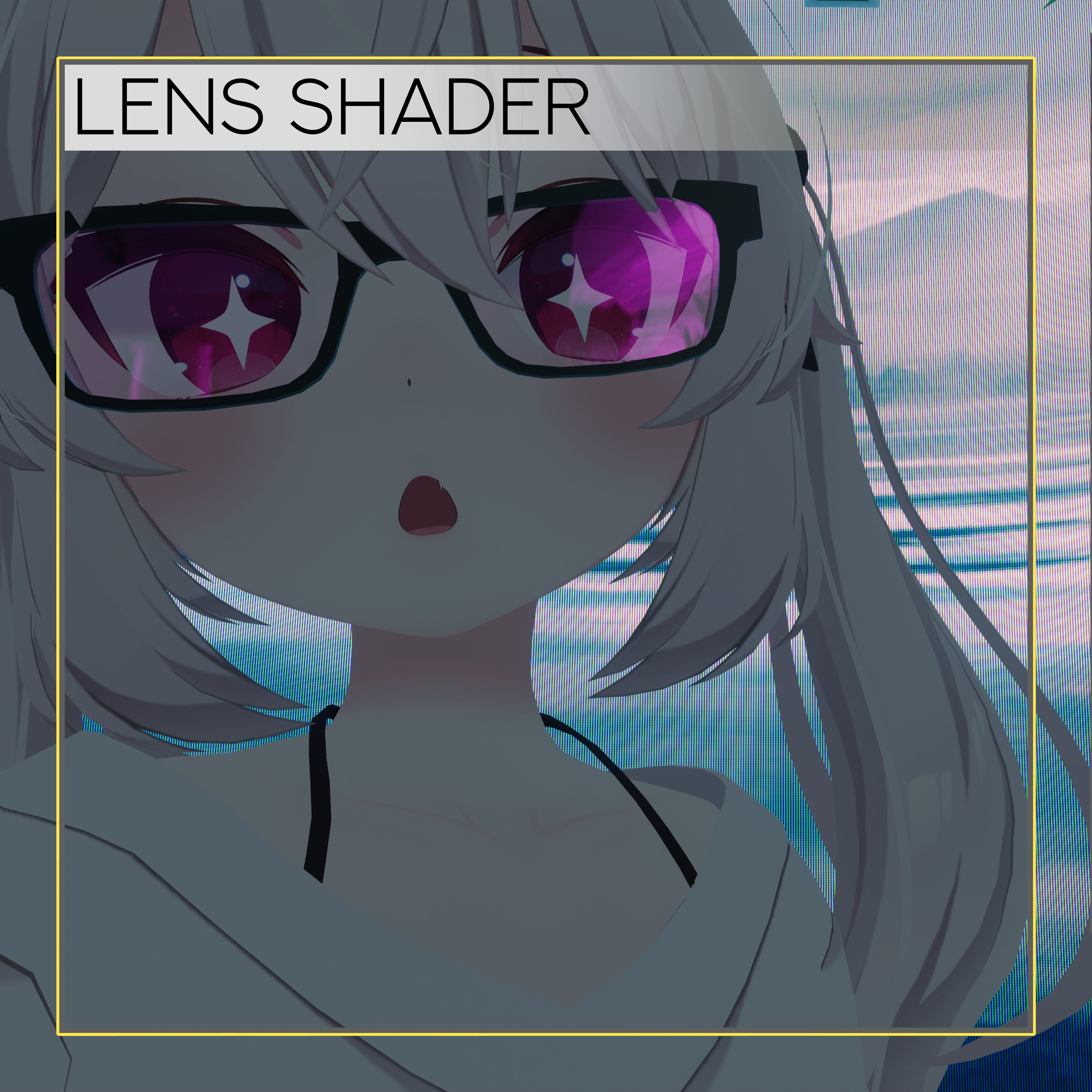 Banana Lens Shader + Glasses