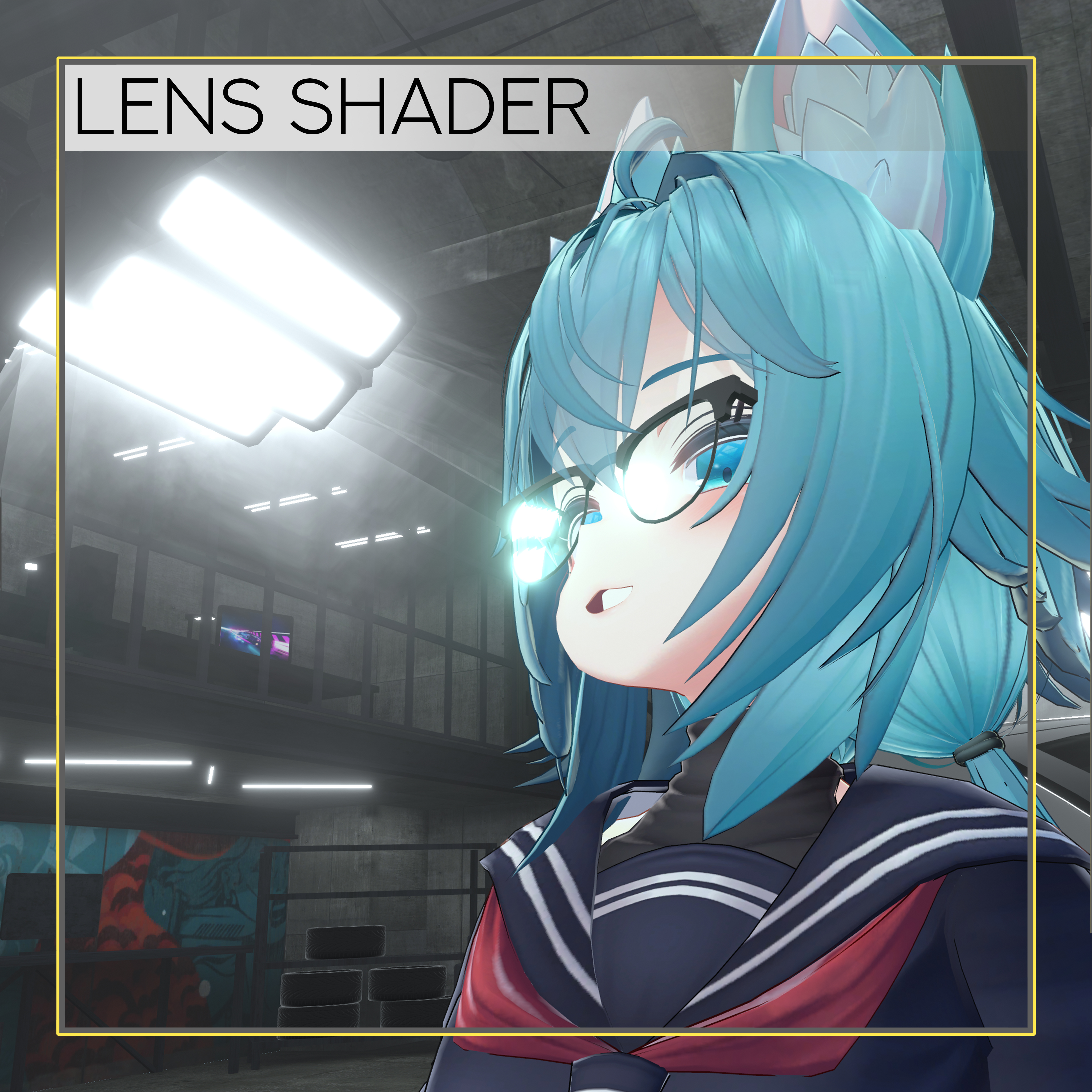 Banana Lens Shader + Glasses