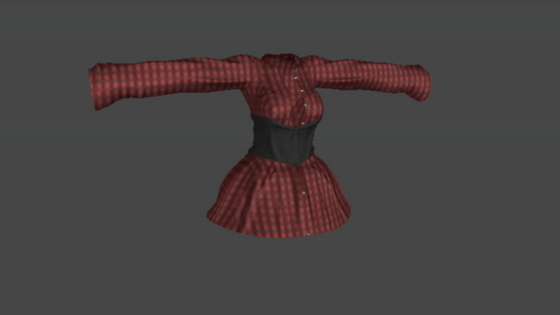 Paris Flannel Dress