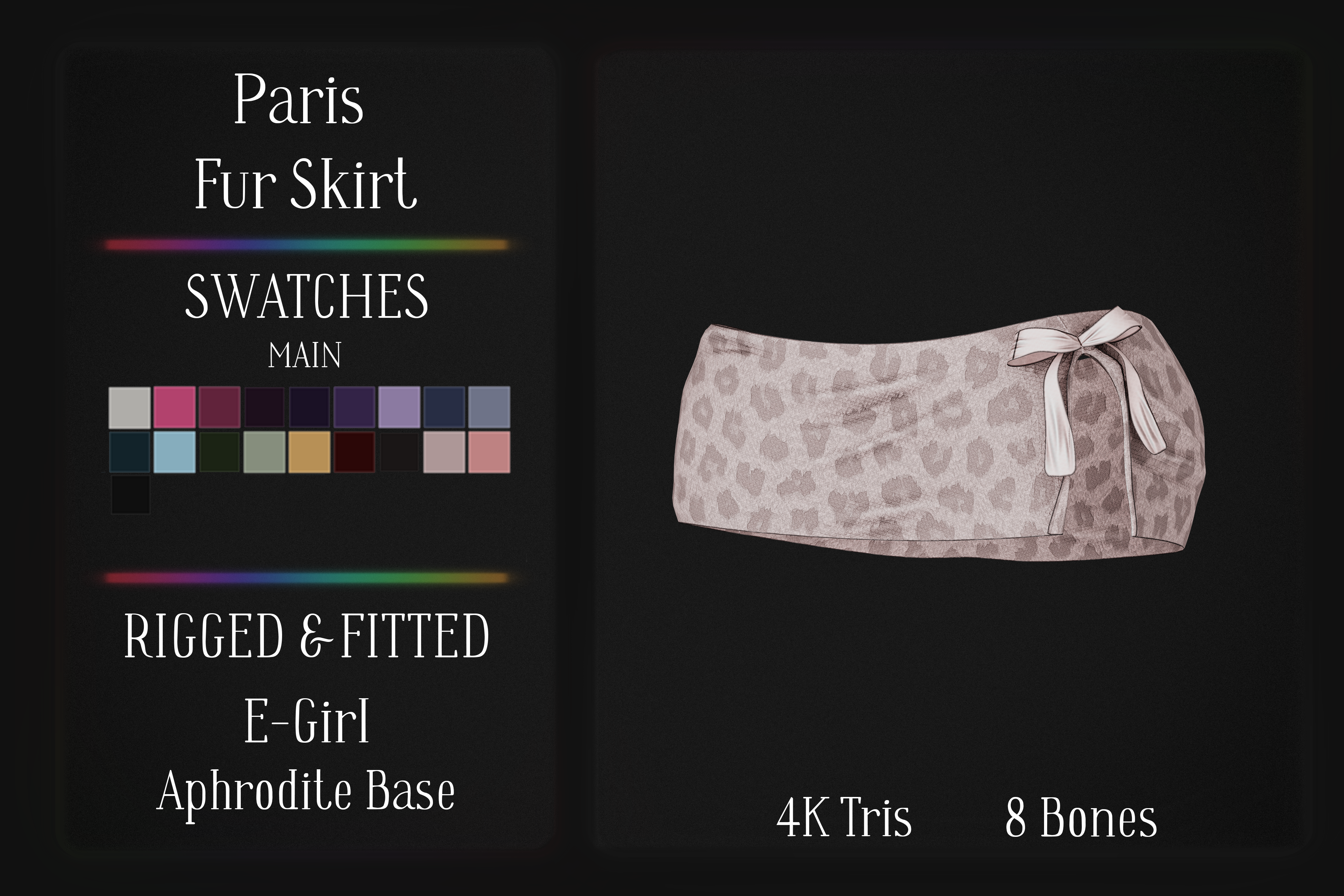 Paris Fur Skirt | Server Free!