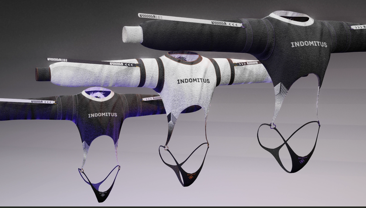 Rexouium | INDOMITUS - Futuristic Bodysuit [VRChat Avatar Asset]