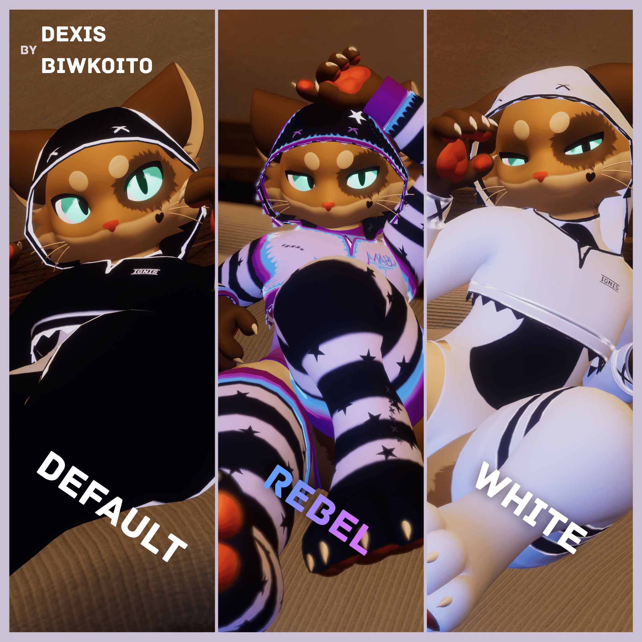 Mayu | IGNIS Sporty - Bodysuit [VRChat Avatar Asset]