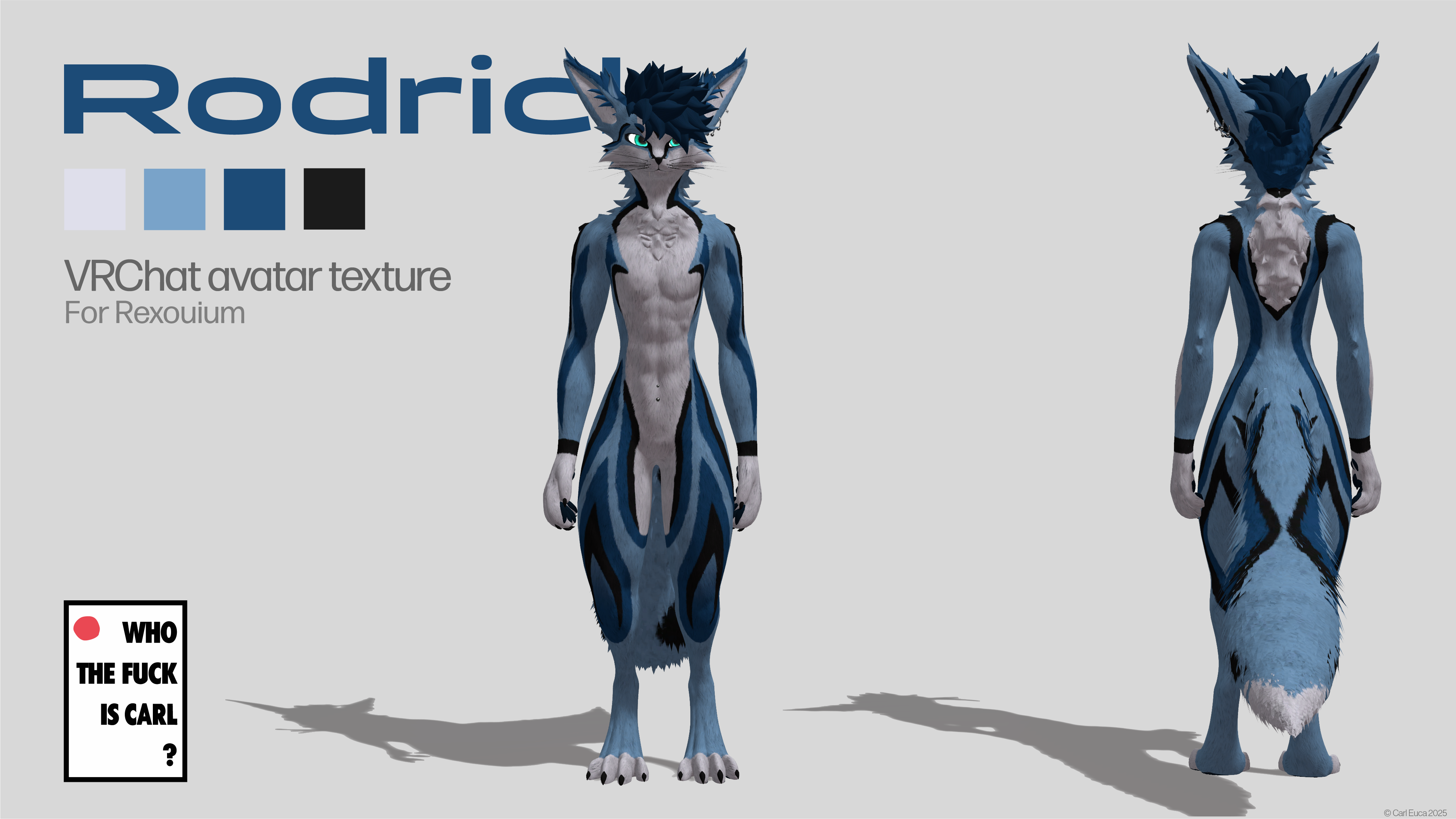 Rodrick - Rexouium texture for VRChat