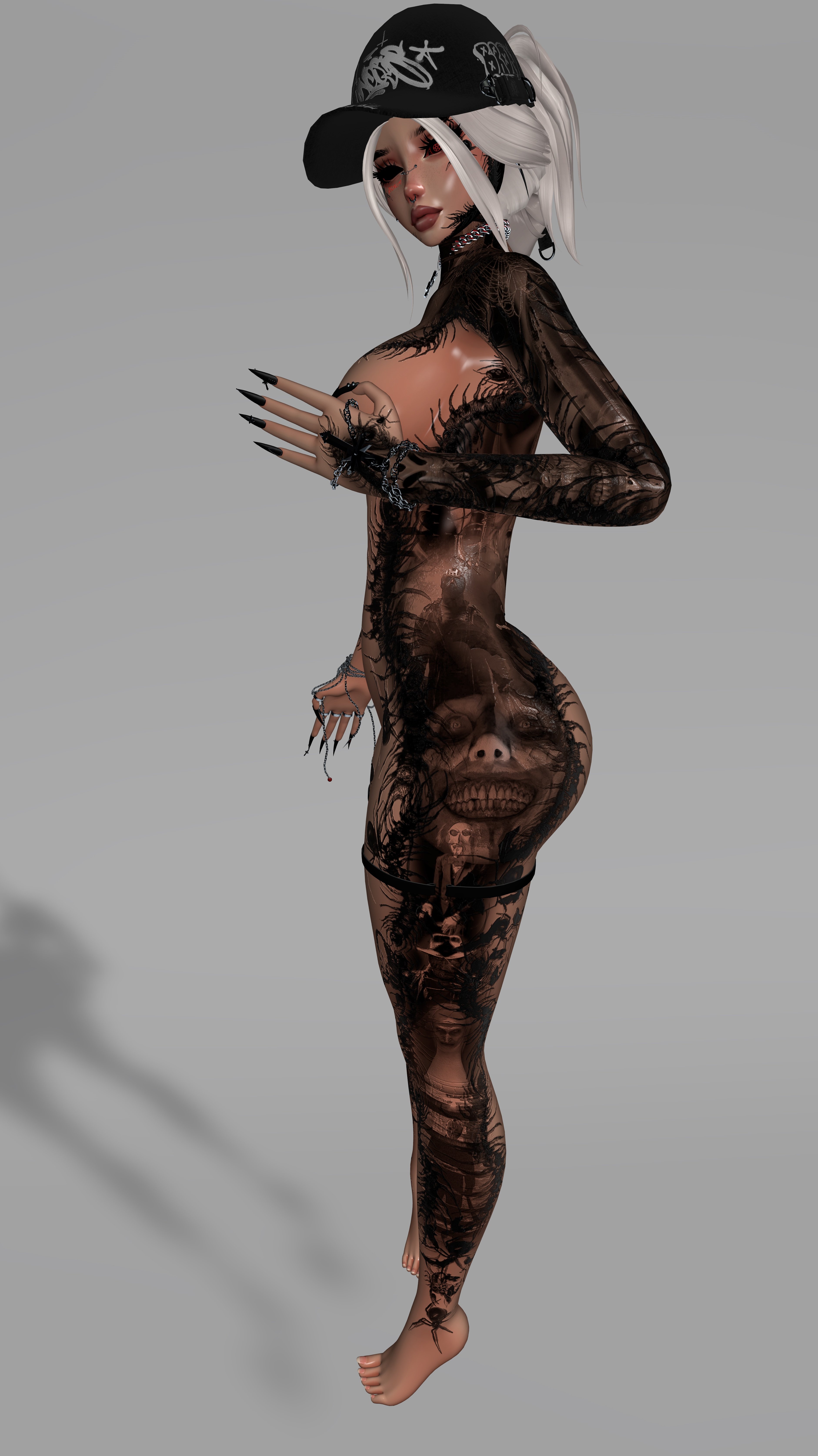 4K SLASHER FEMALE BODY TEXTURE - ZIN