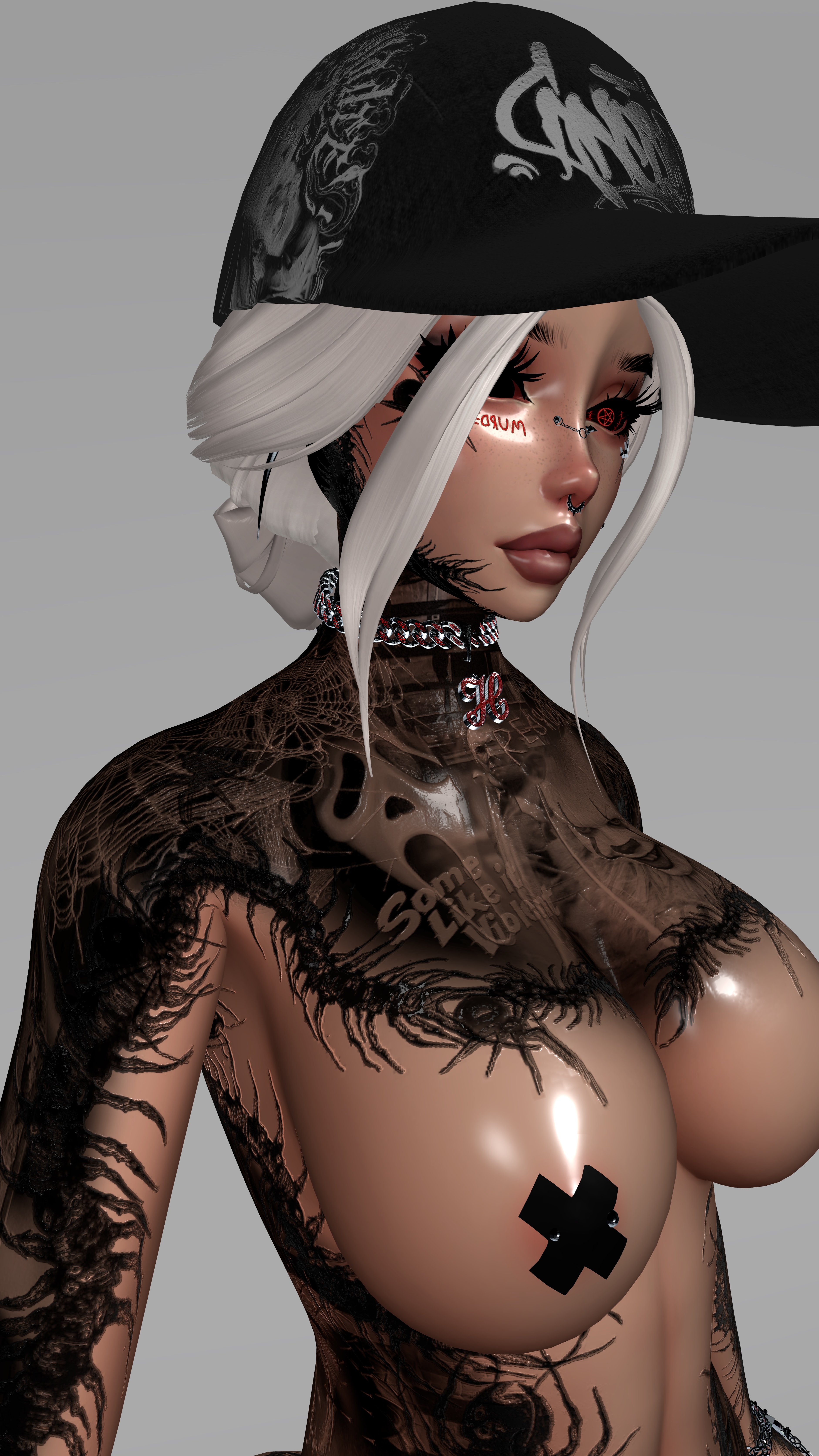 4K SLASHER FEMALE BODY TEXTURE - ZIN