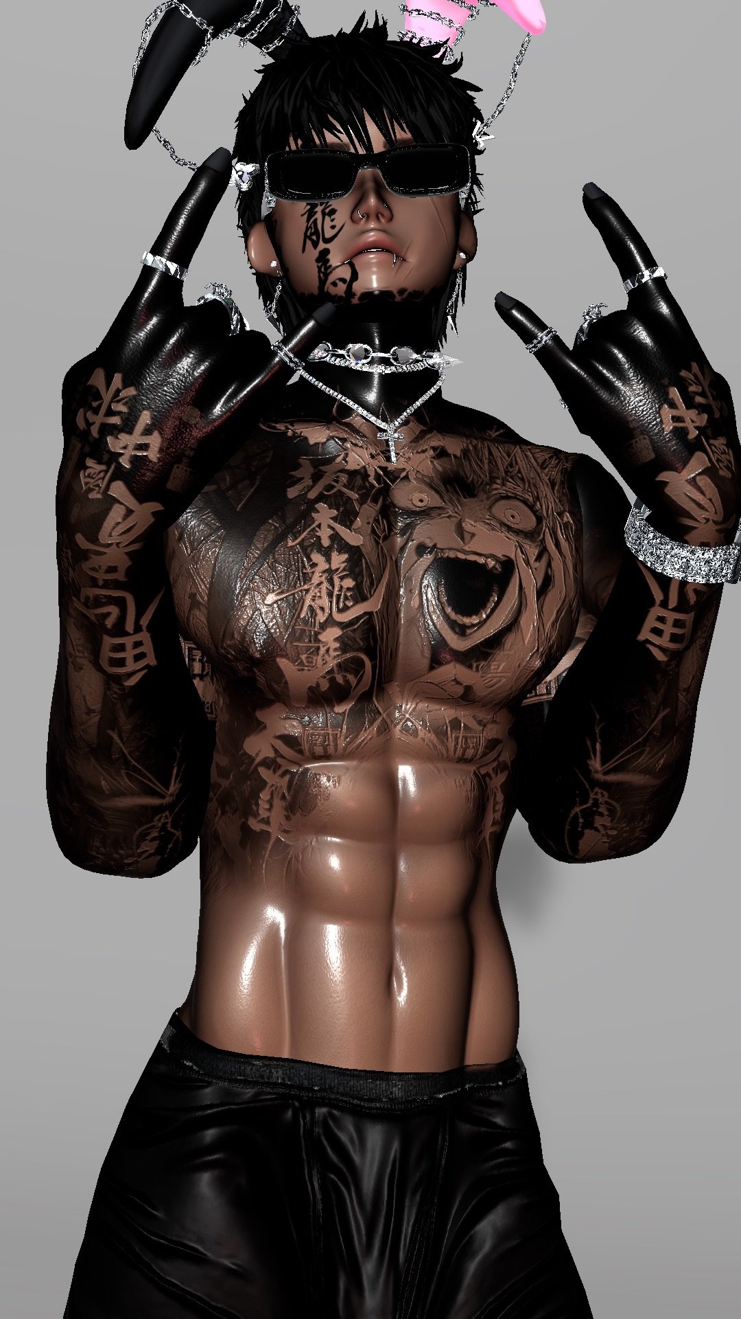 4K ANIME MALE BODY TEXTURE - ACE, AKI, RP,