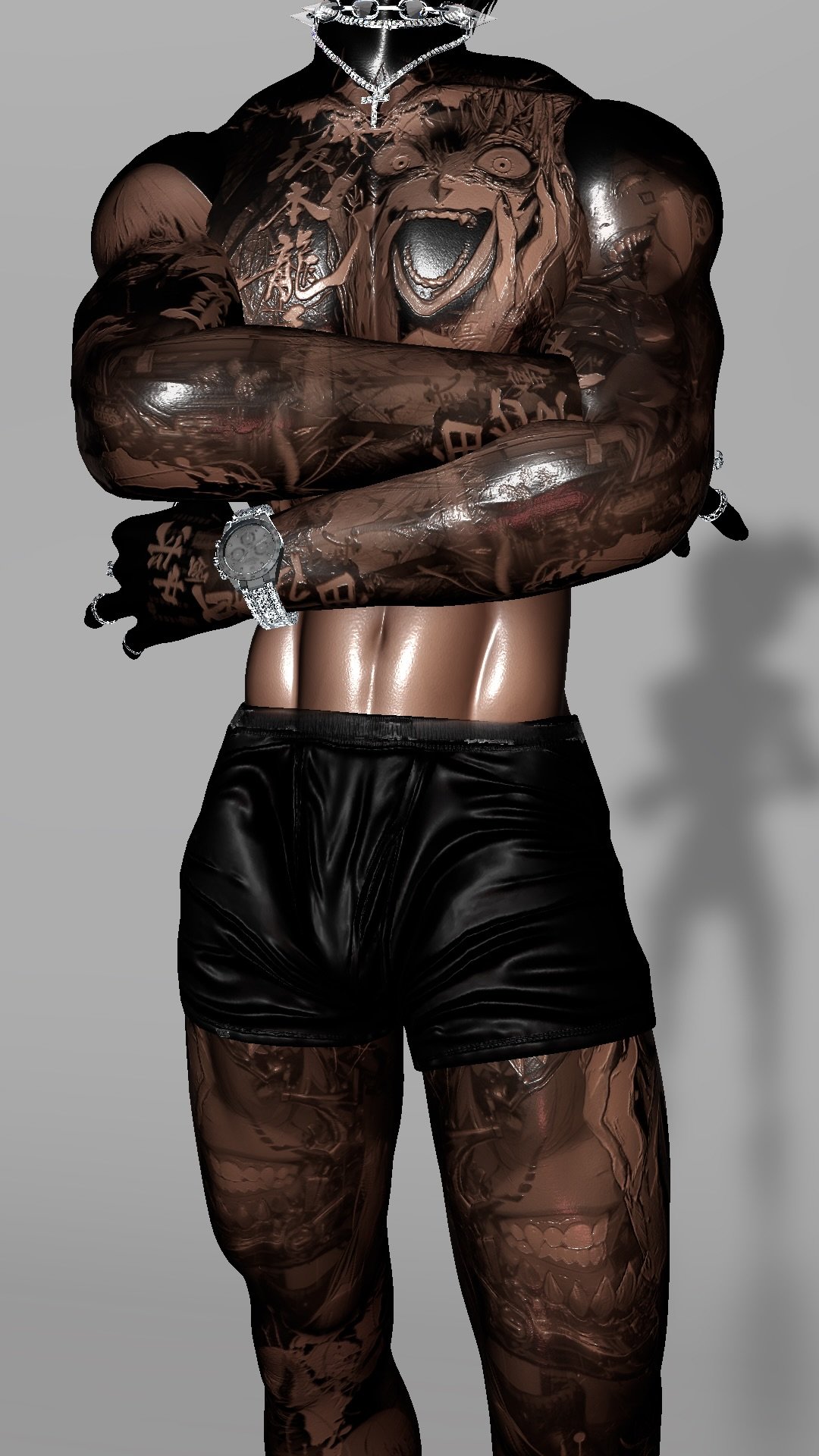 4K ANIME MALE BODY TEXTURE - ACE, AKI, RP,