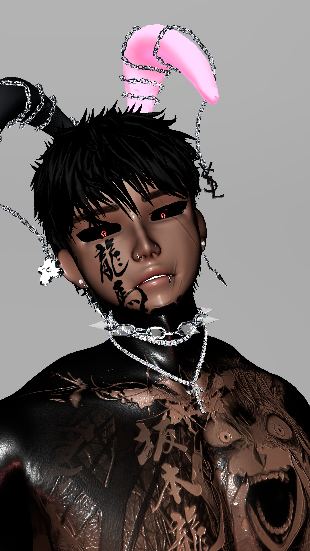 4K ANIME MALE HEAD TEXTURE - DEAN, MIKE