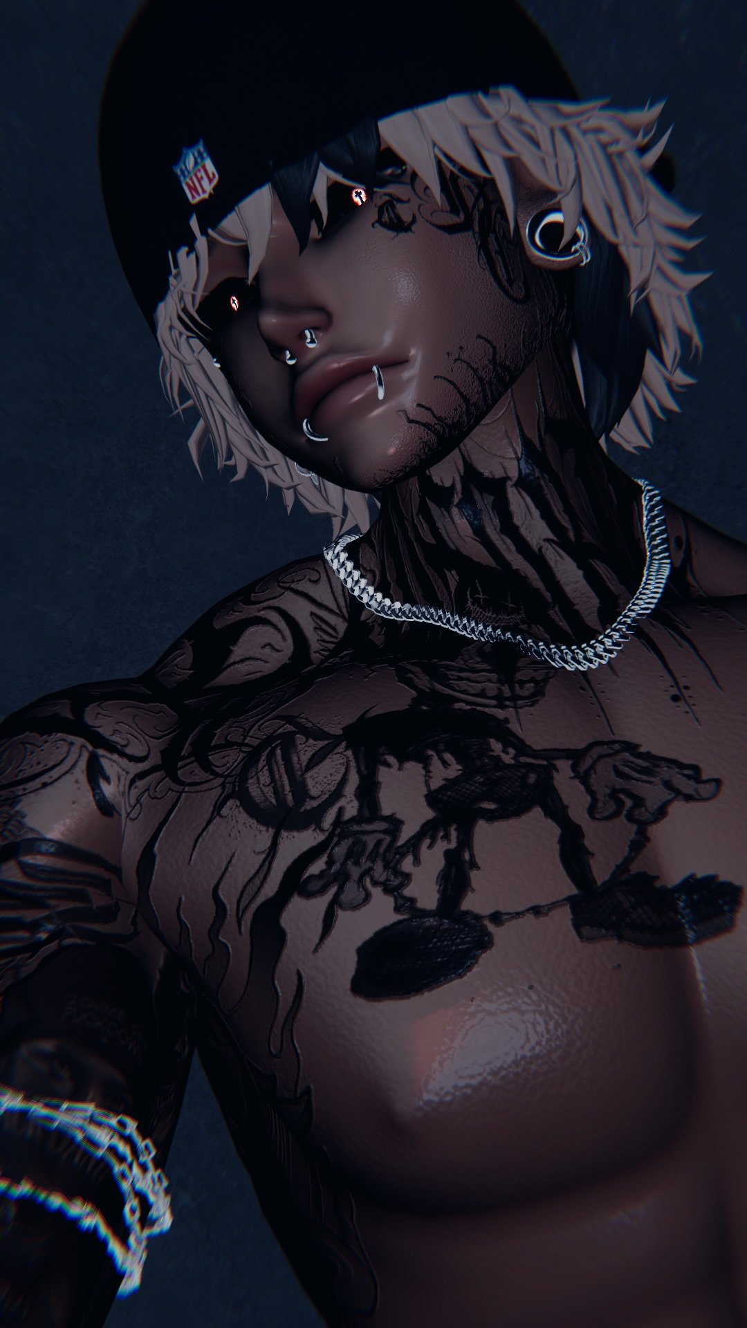 4K EVIL MALE BODY TEXTURE - ACE, AKI