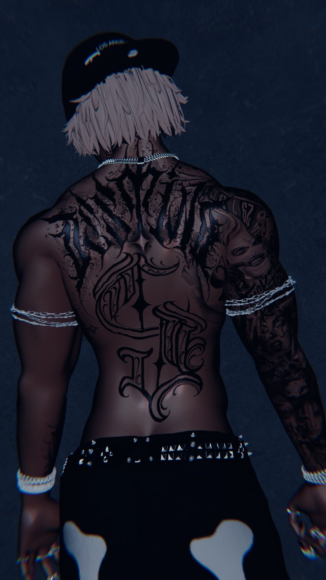4K EVIL MALE BODY TEXTURE - ACE, AKI