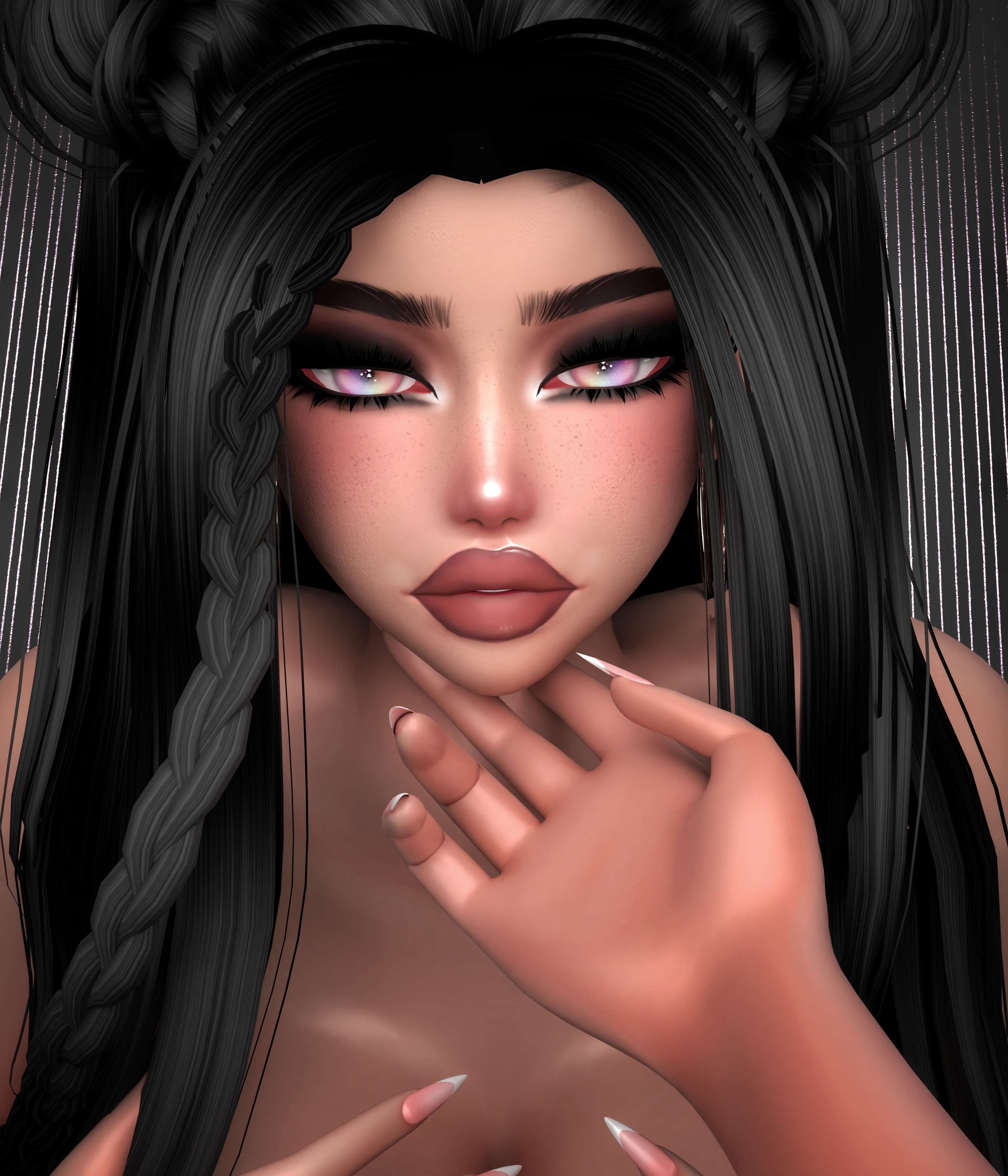 4K REALISTIC AMELIA HEAD NUDE MAKEUP PACK
