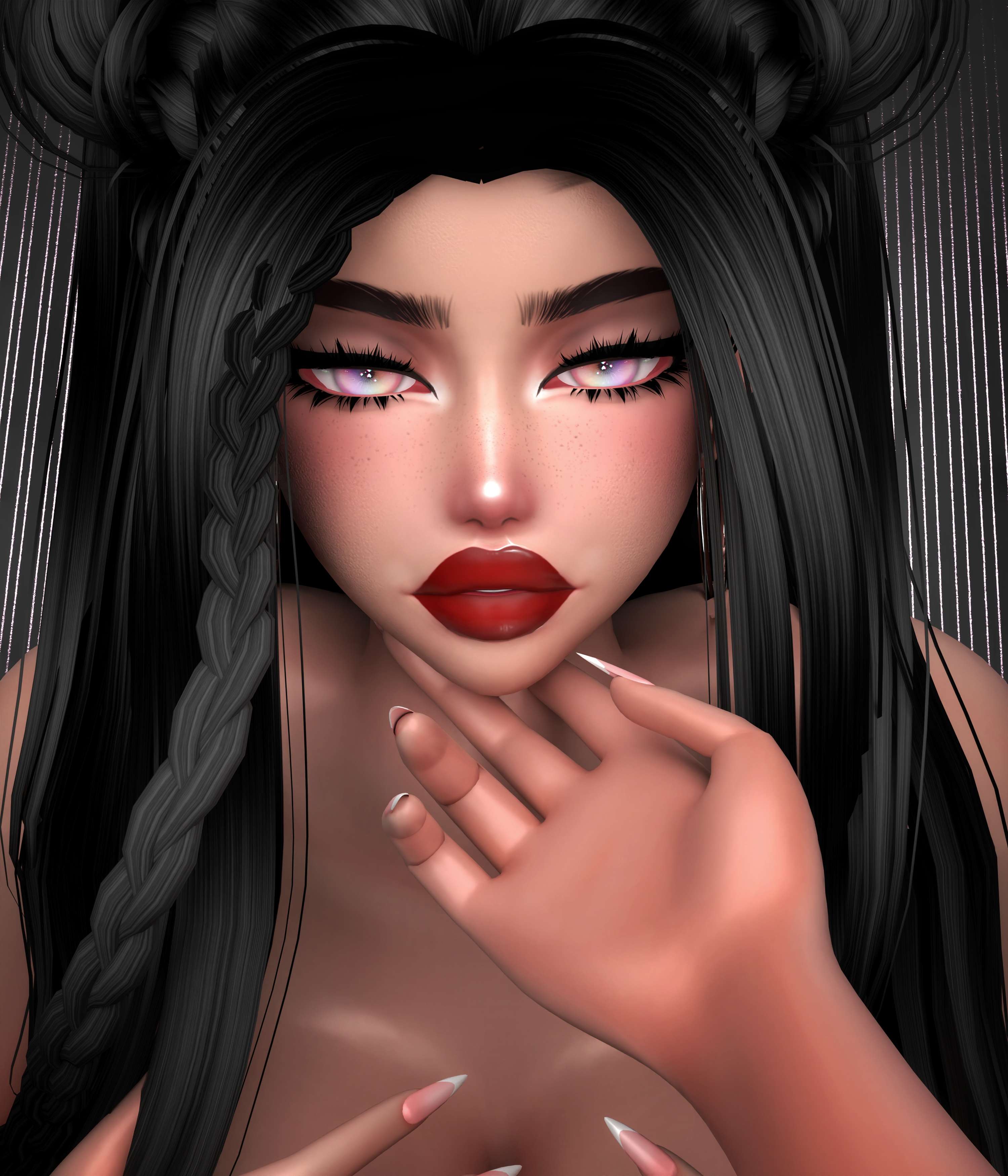 4K REALISTIC AMELIA HEAD NUDE MAKEUP PACK