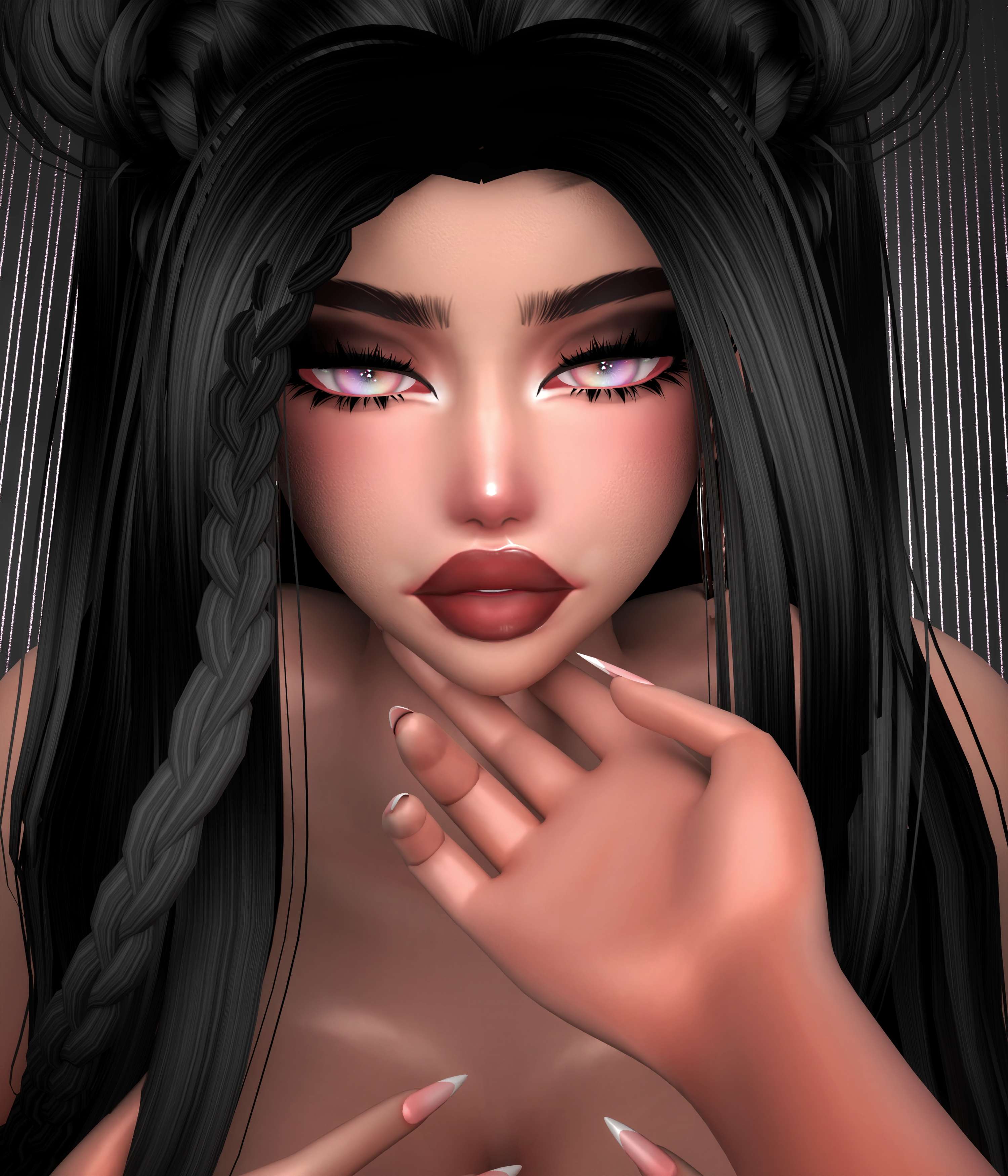 4K REALISTIC AMELIA HEAD NUDE MAKEUP PACK