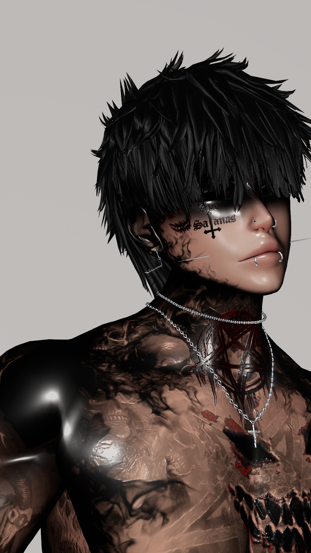 4K REVEAL MALE TEXTURE - AKI BASE, DEAN HEAD