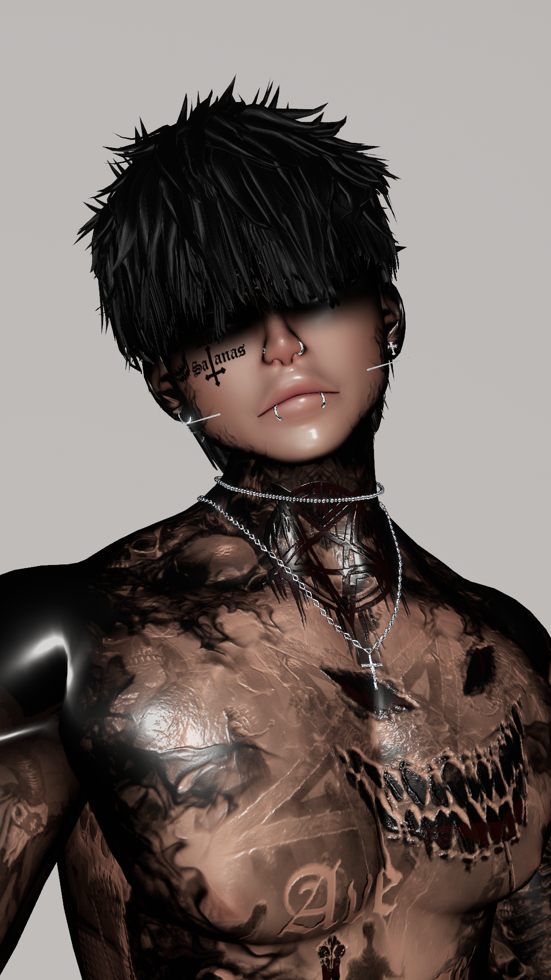 4K REVEAL MALE TEXTURE - AKI BASE, DEAN HEAD