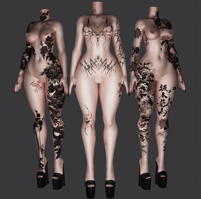 4K VENUS V2. BODY PACK - 3 TEXTURES