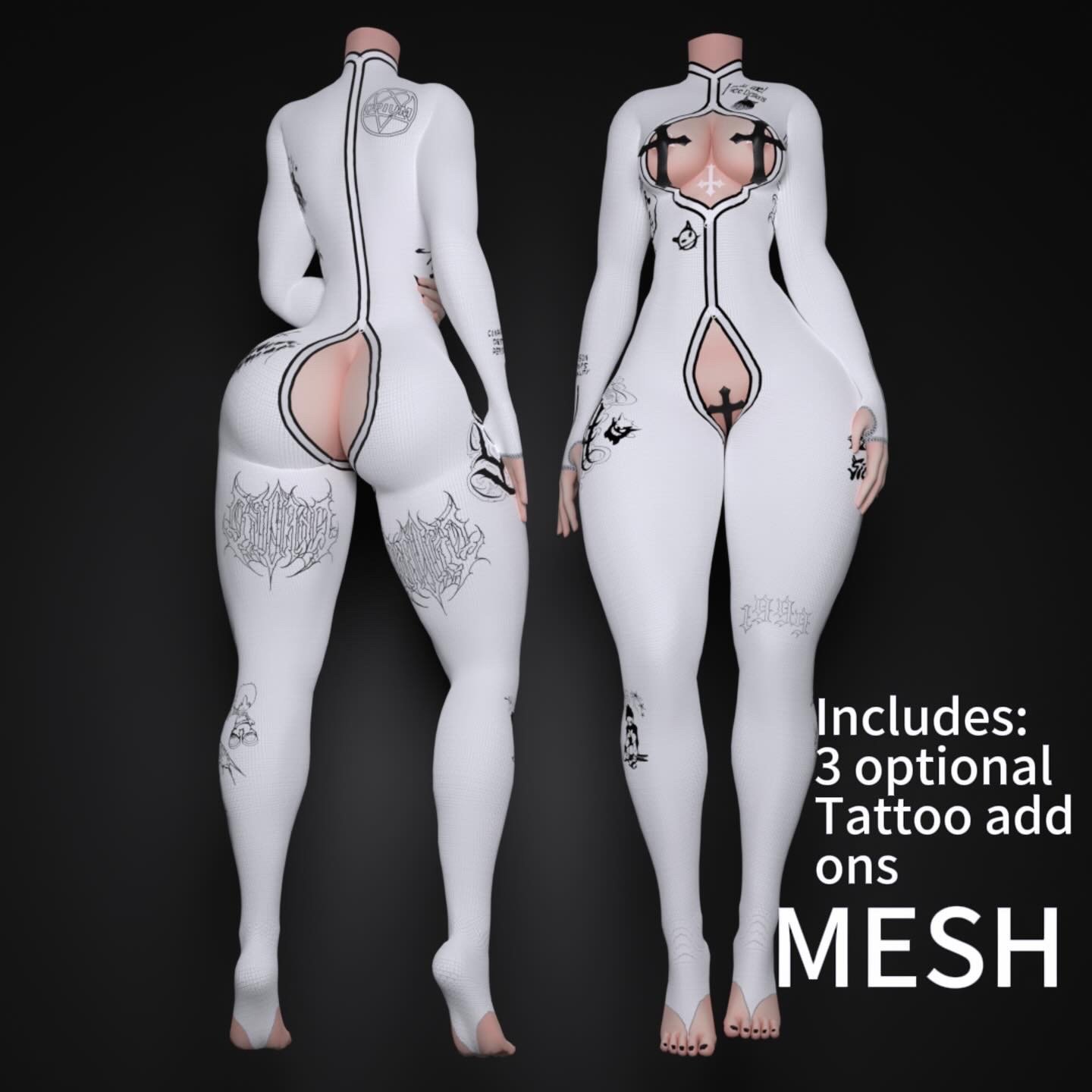 4K ZIPSUIT BODY TEXTURES - ZIN BODY