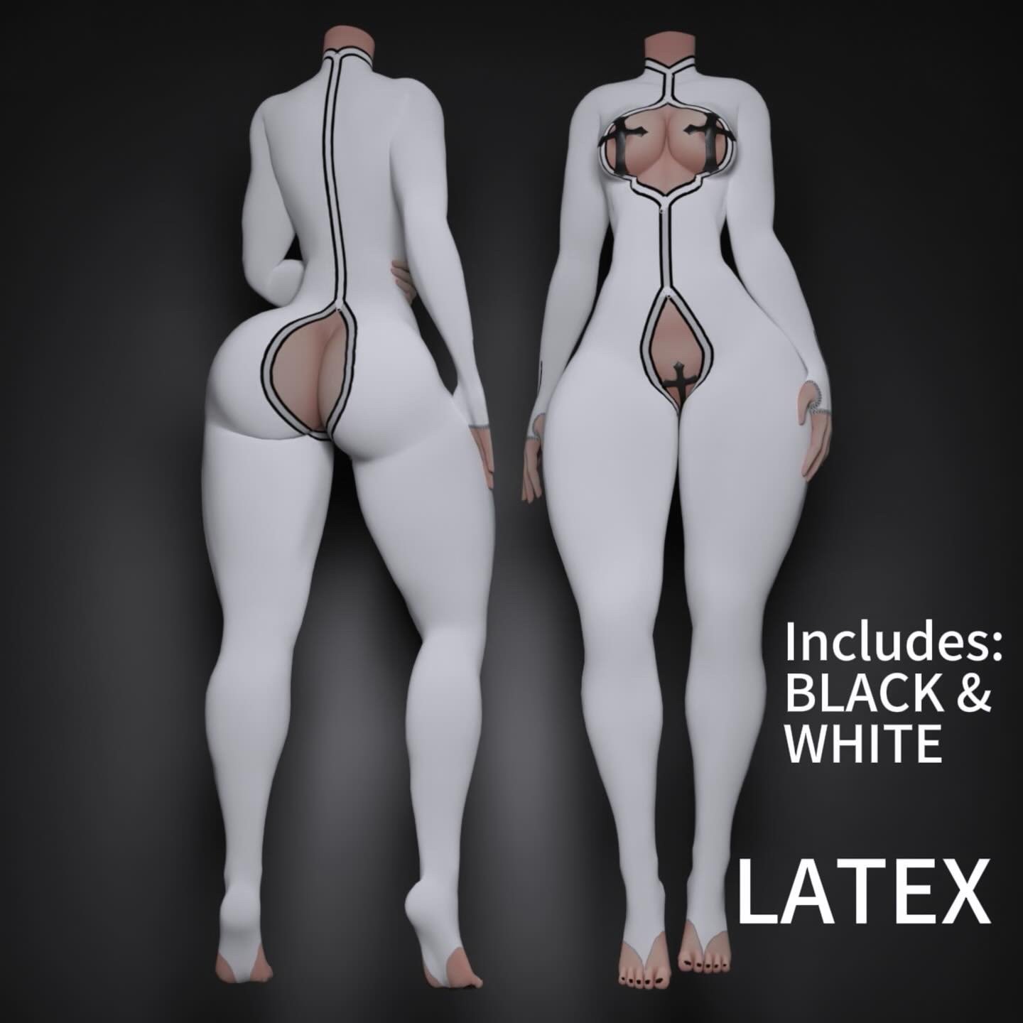 4K ZIPSUIT BODY TEXTURES - VENUS V2. BODY