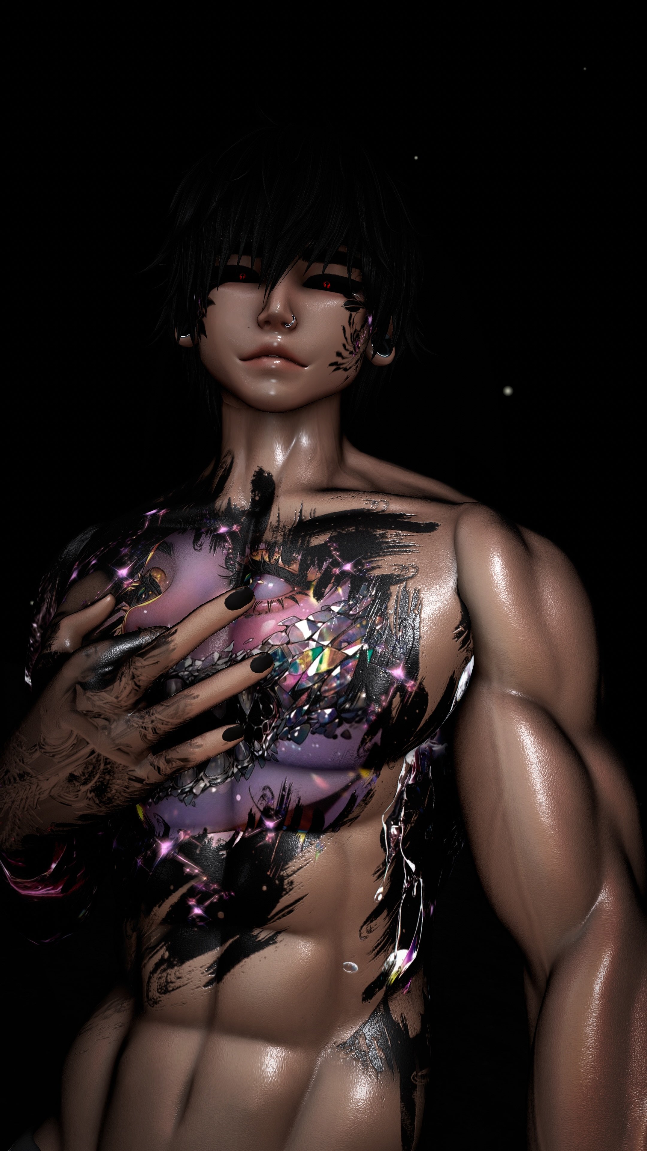 4K HALO MALE TEXTURE - AKI, MINK, MIKE ETC