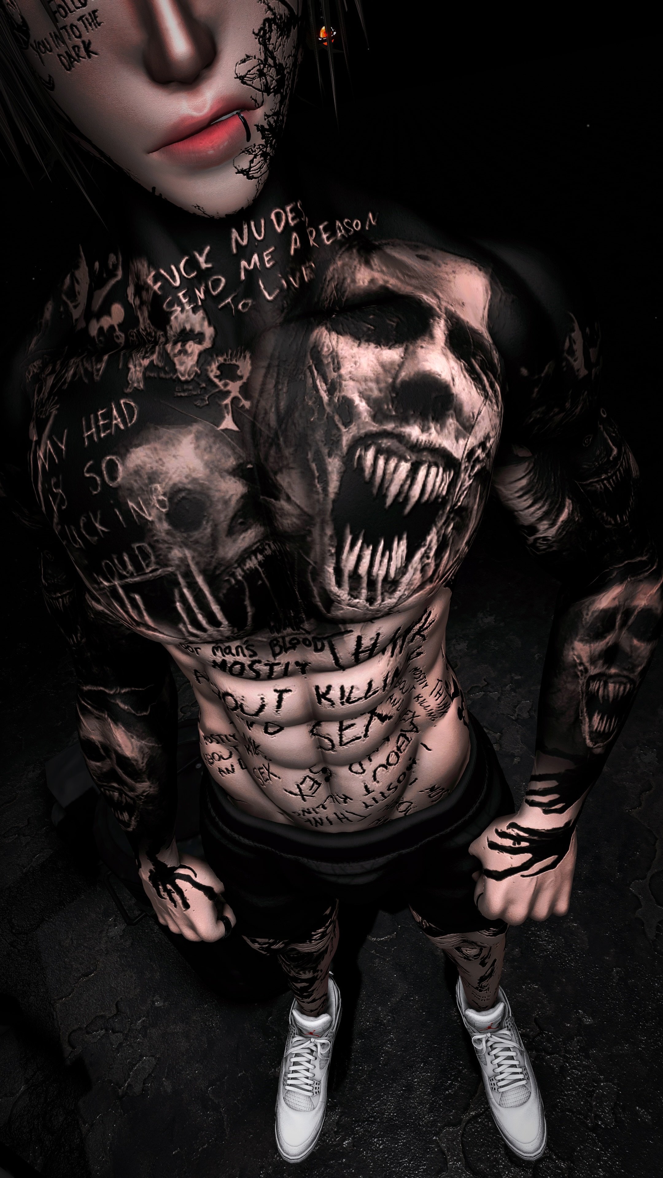 4K SCHIZO MALE TEXTURE