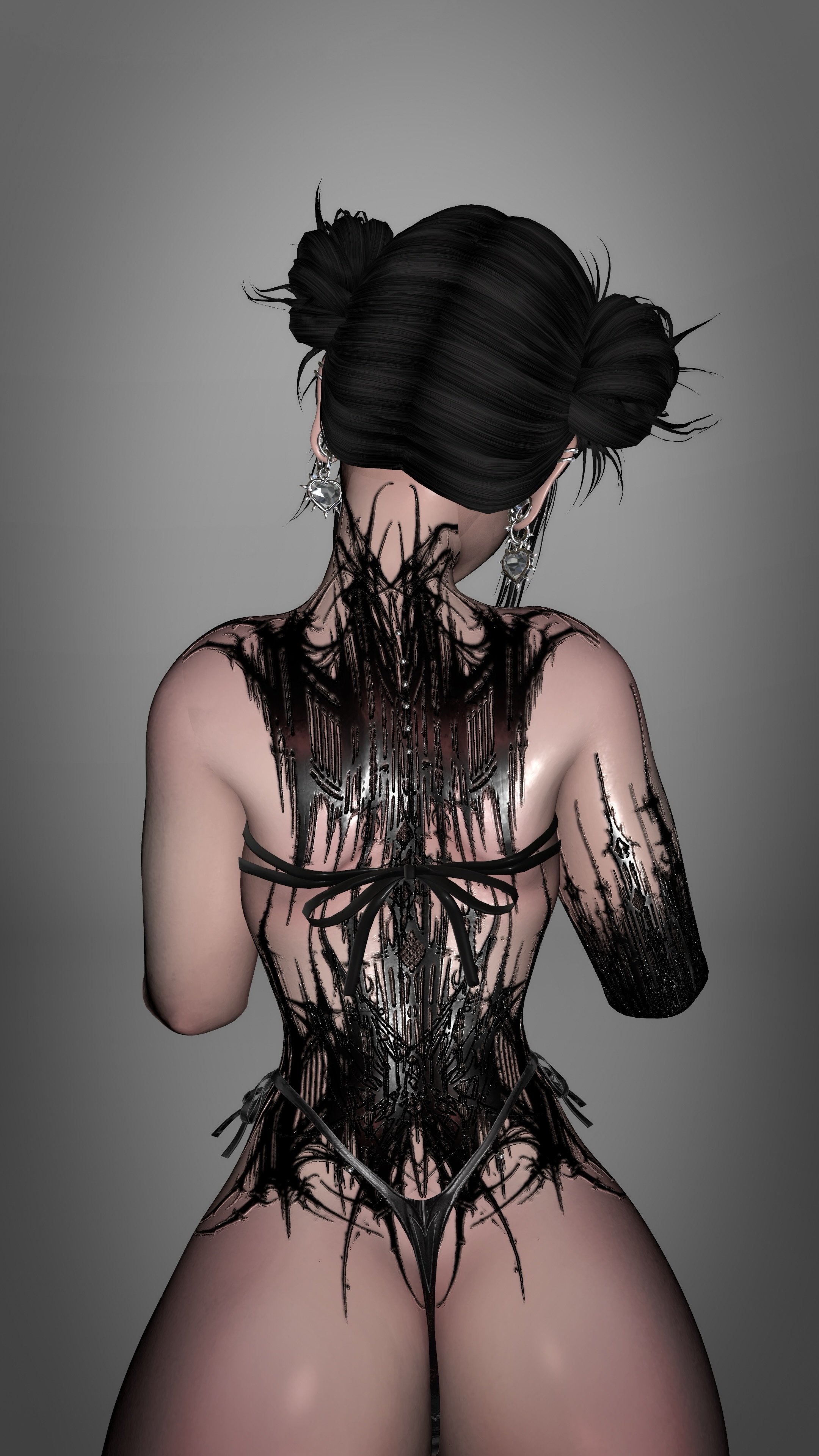 4K VAMP FEMALE BODY TEXTURE - HALLOWEEN
