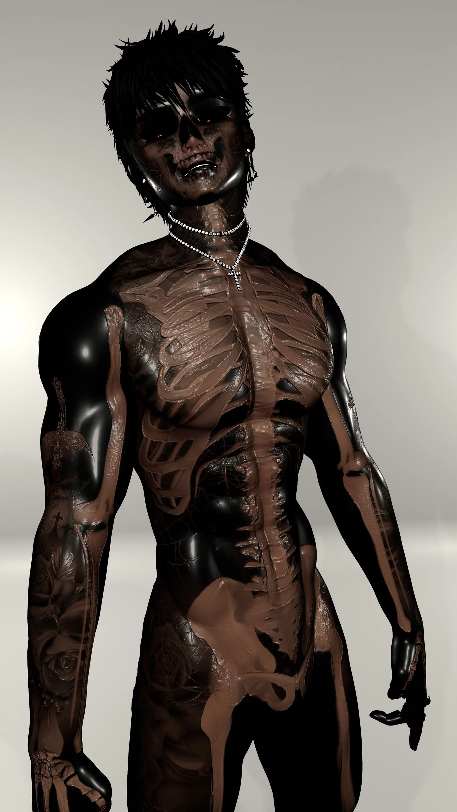 4K SKELETON MALE TEXTURE - AKI, ACE, EXO V4