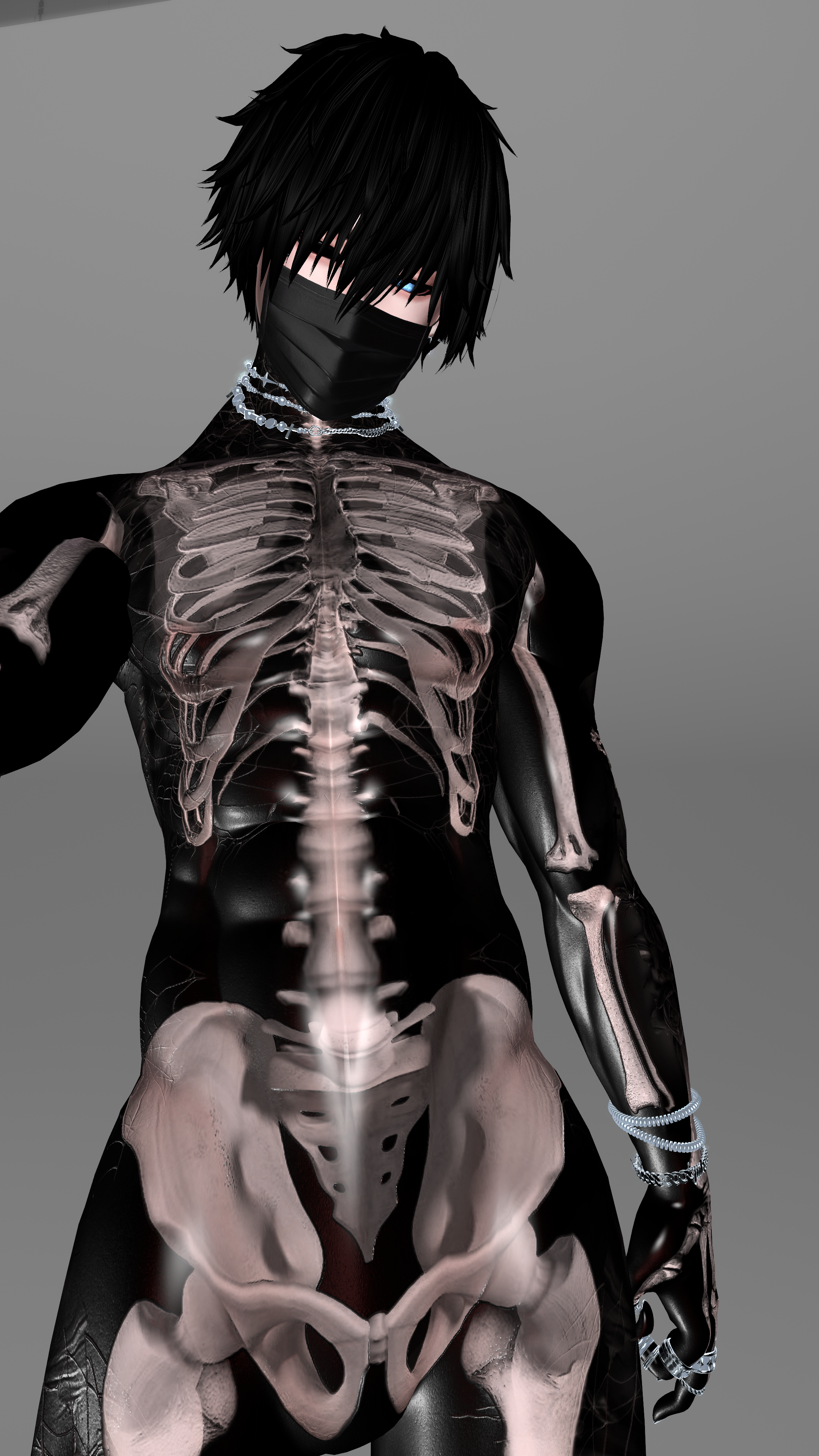 4K SKELETON MALE TEXTURE - AKI, ACE, EXO V4
