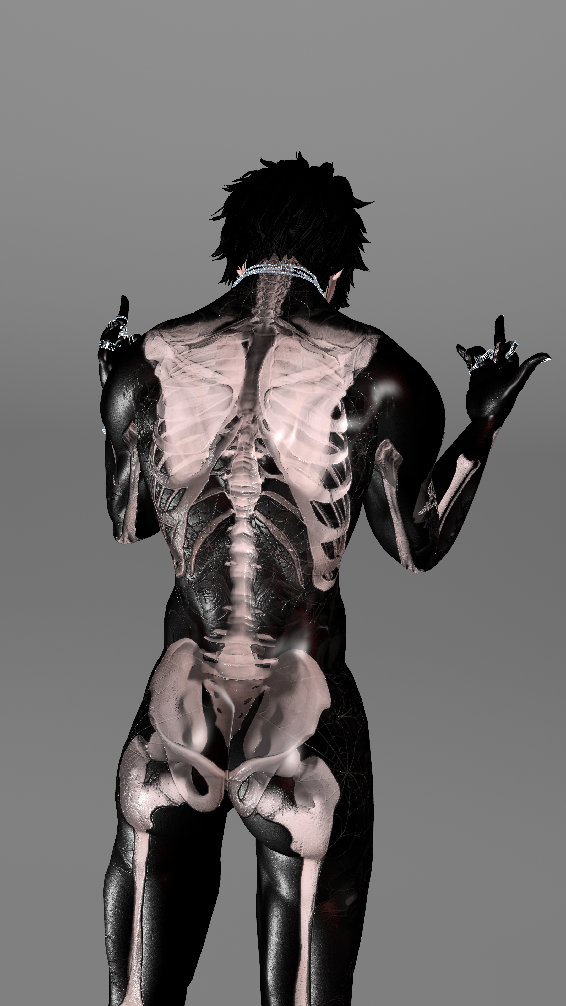4K SKELETON MALE TEXTURE - AKI, ACE, EXO V4