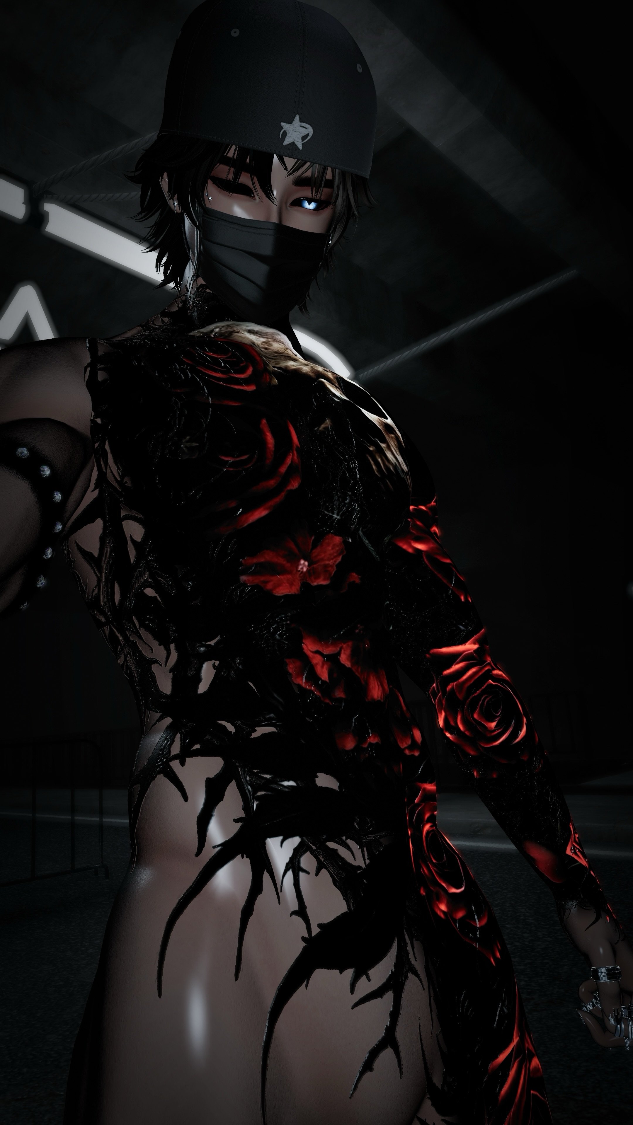 4K ROSES MALE BODY TEXTURE - ACE/AKI/EXOV4