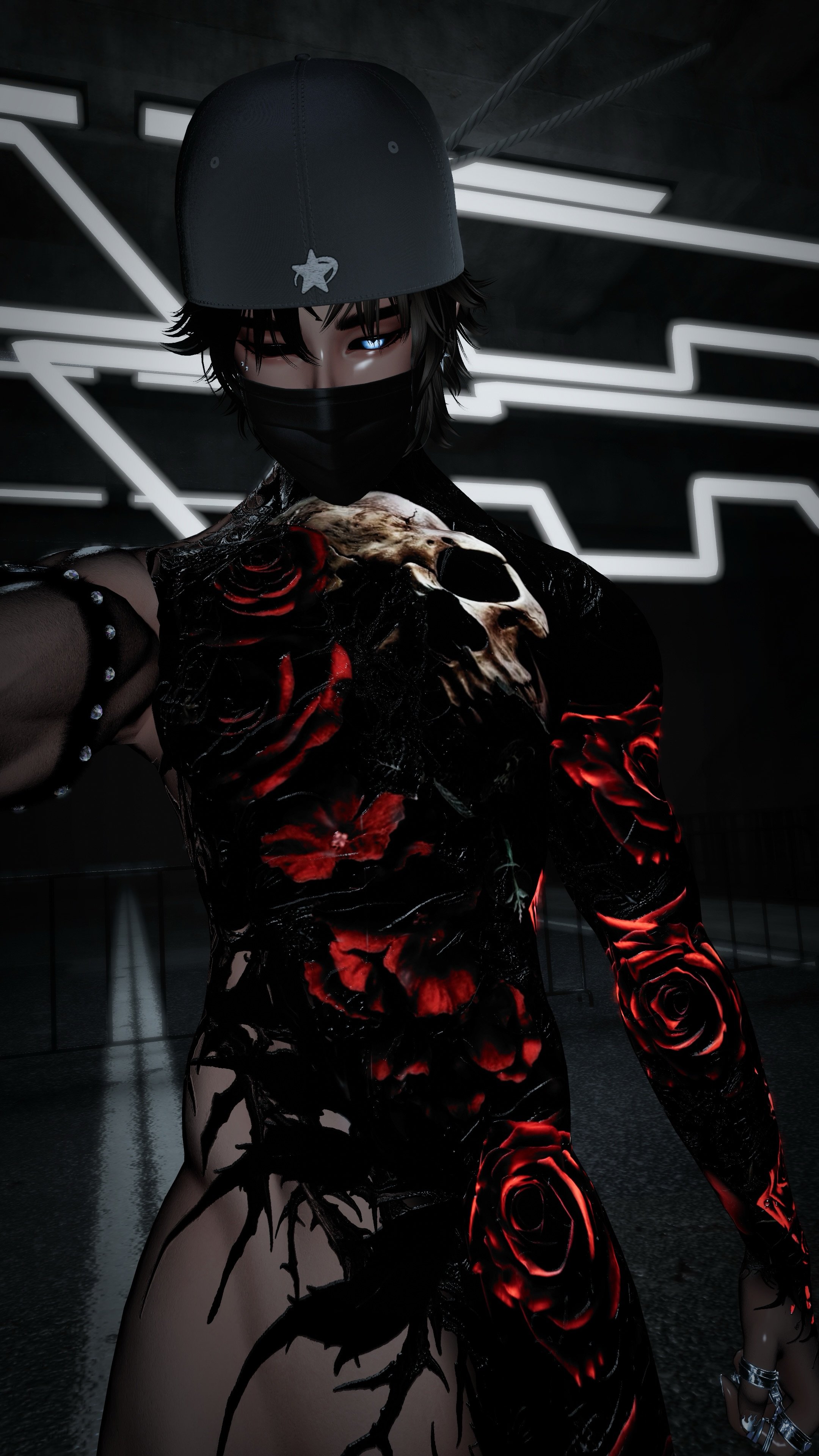 4K ROSES MALE BODY TEXTURE - ACE/AKI/EXOV4