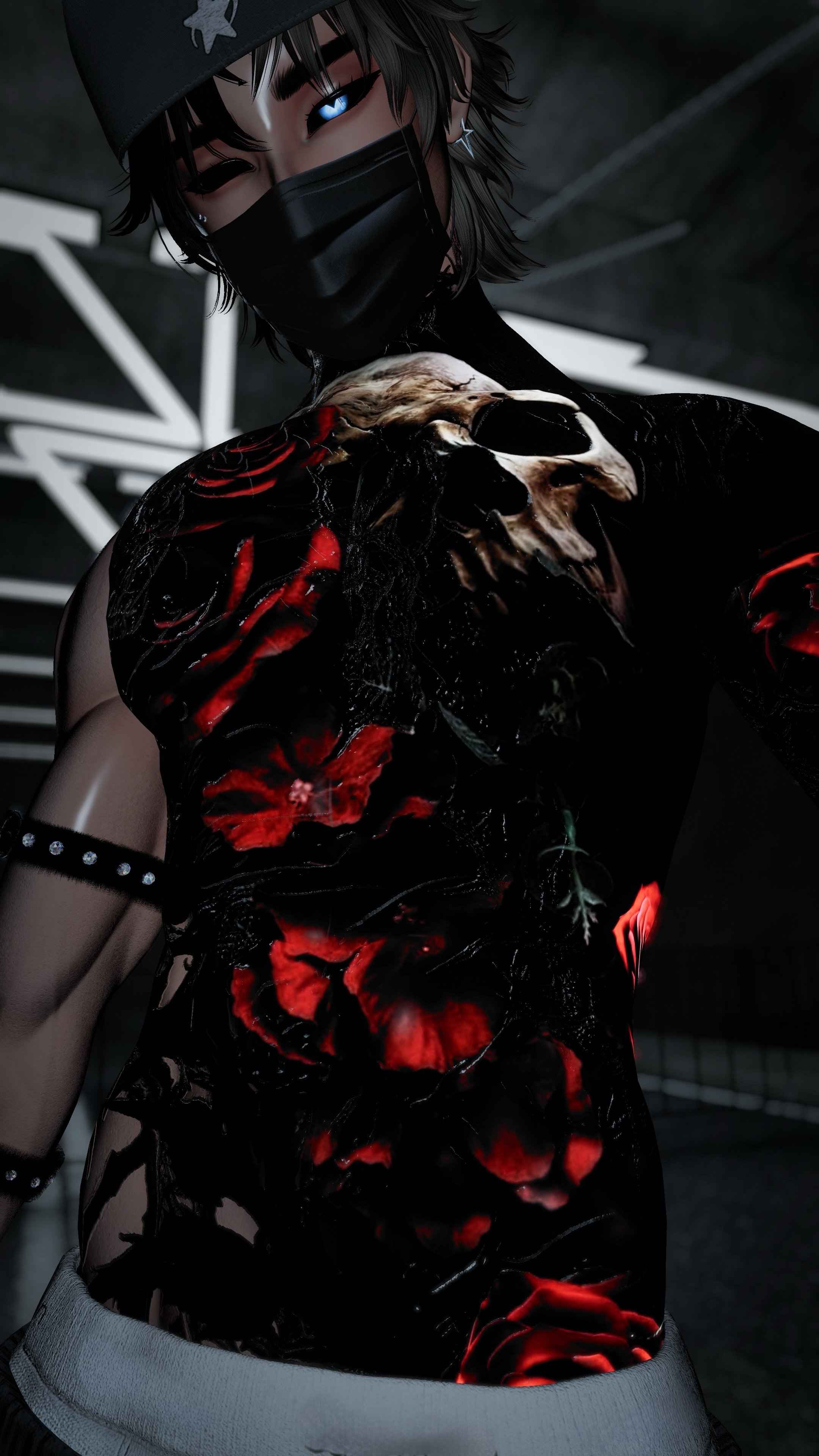 4K ROSES MALE BODY TEXTURE - ACE/AKI/EXOV4