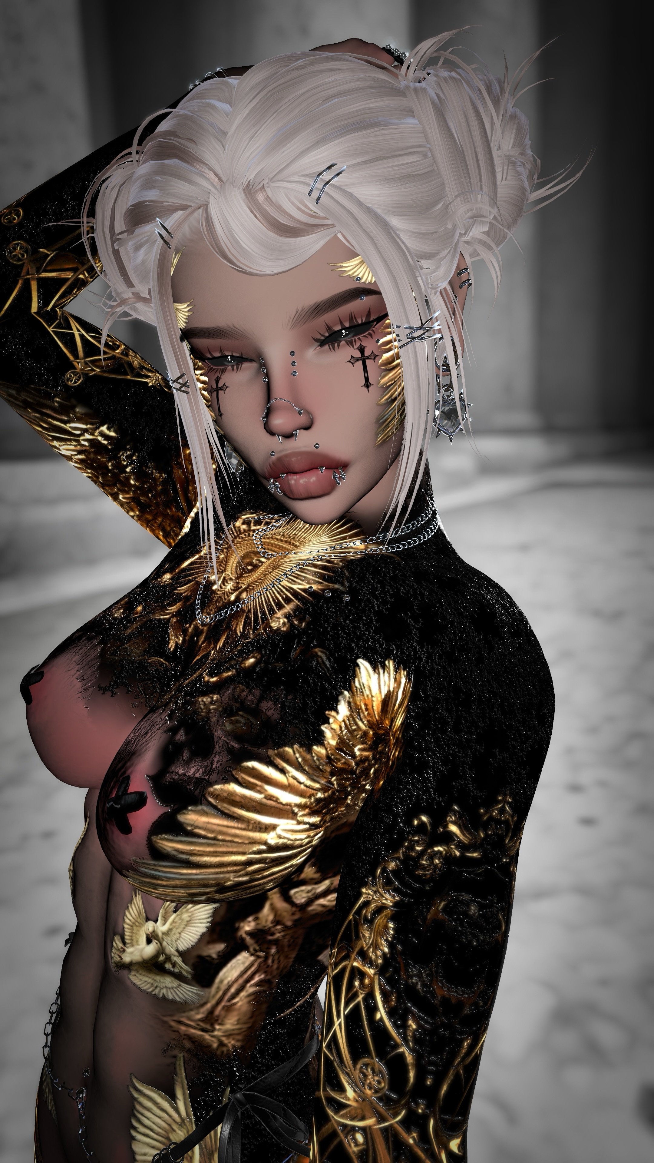 24K GOLD LIMITED EDITION FEMALE TEXTURE
