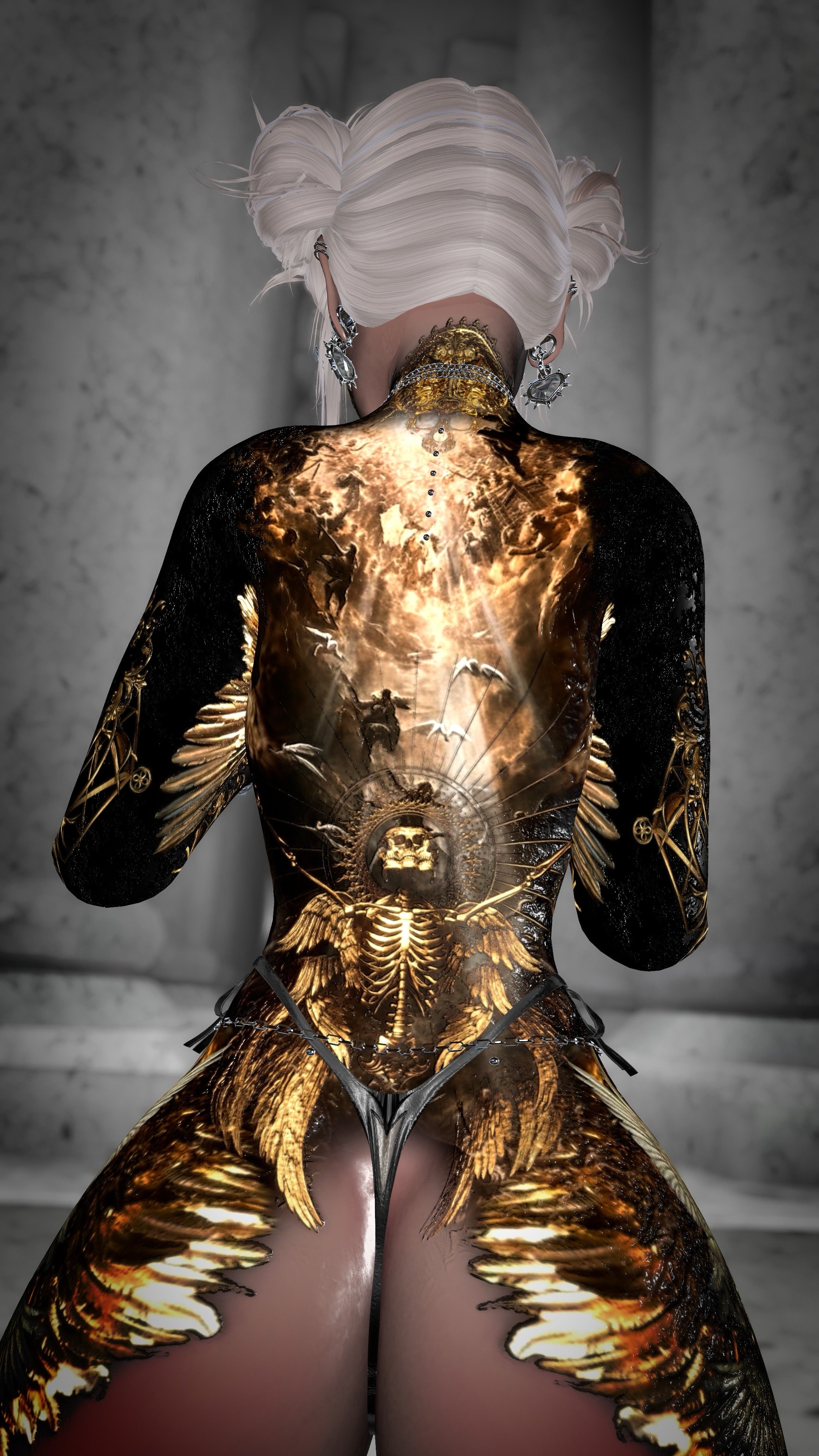 24K GOLD LIMITED EDITION FEMALE TEXTURE