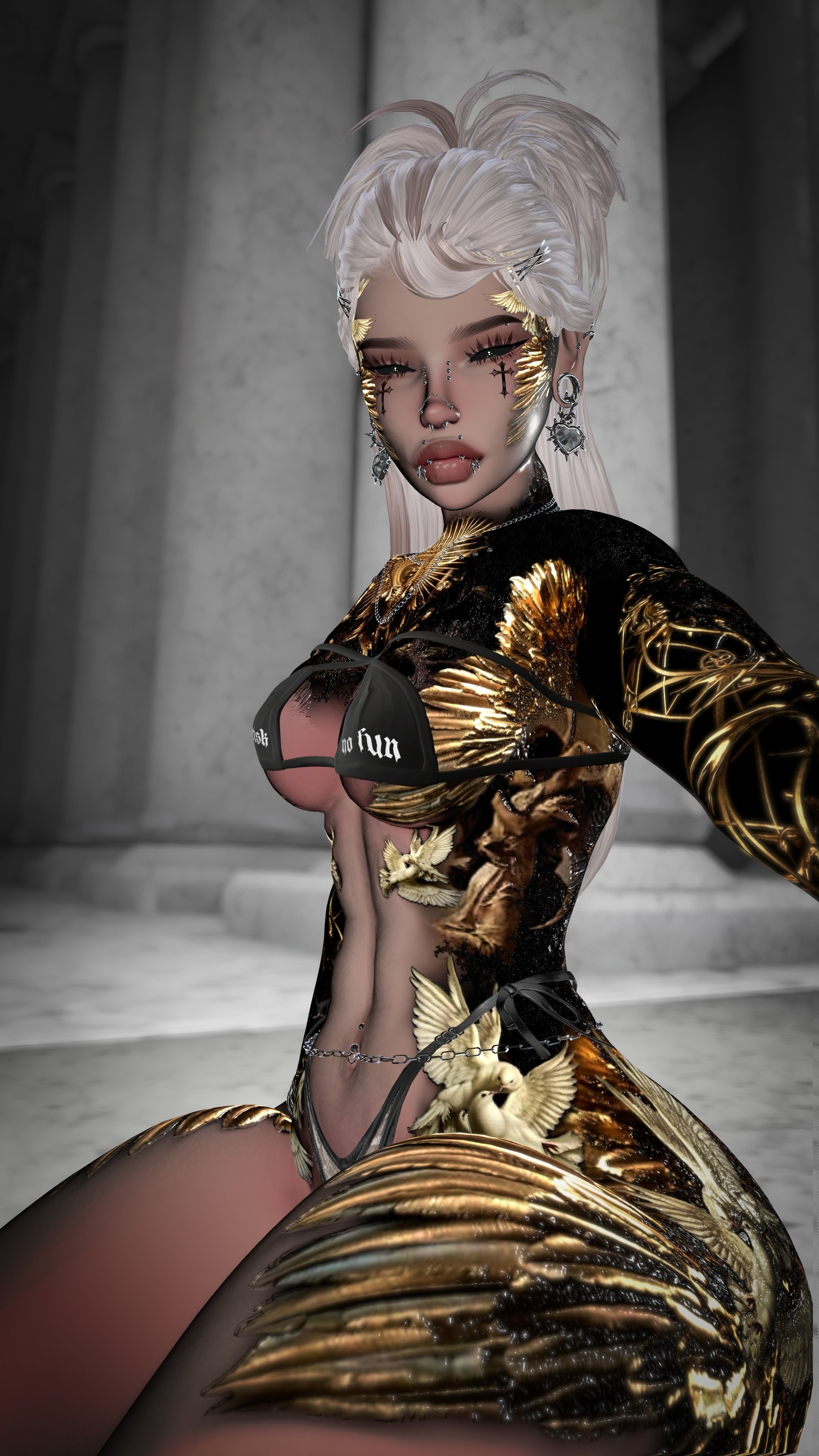 24K GOLD LIMITED EDITION FEMALE TEXTURE