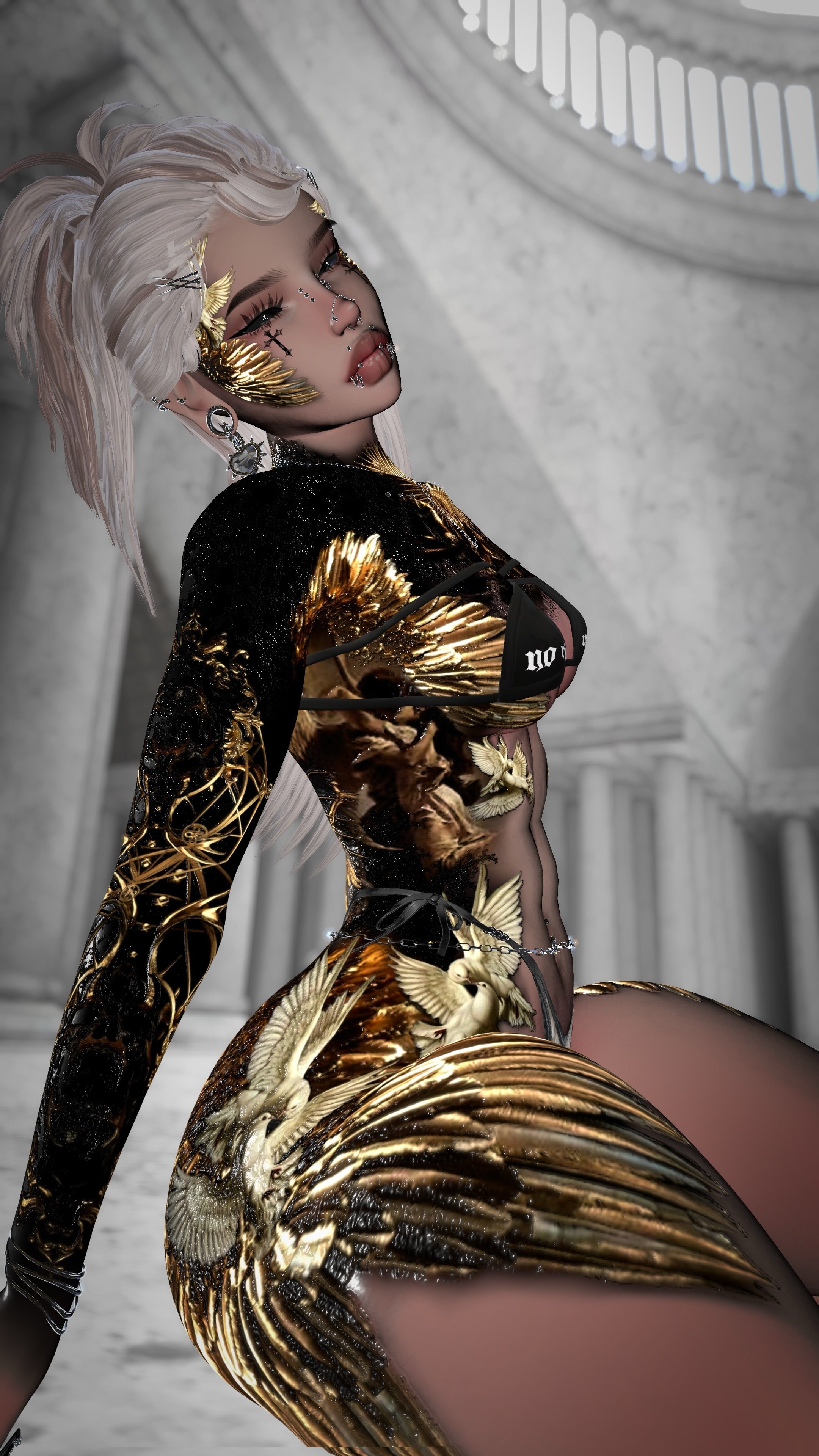 24K GOLD LIMITED EDITION FEMALE TEXTURE