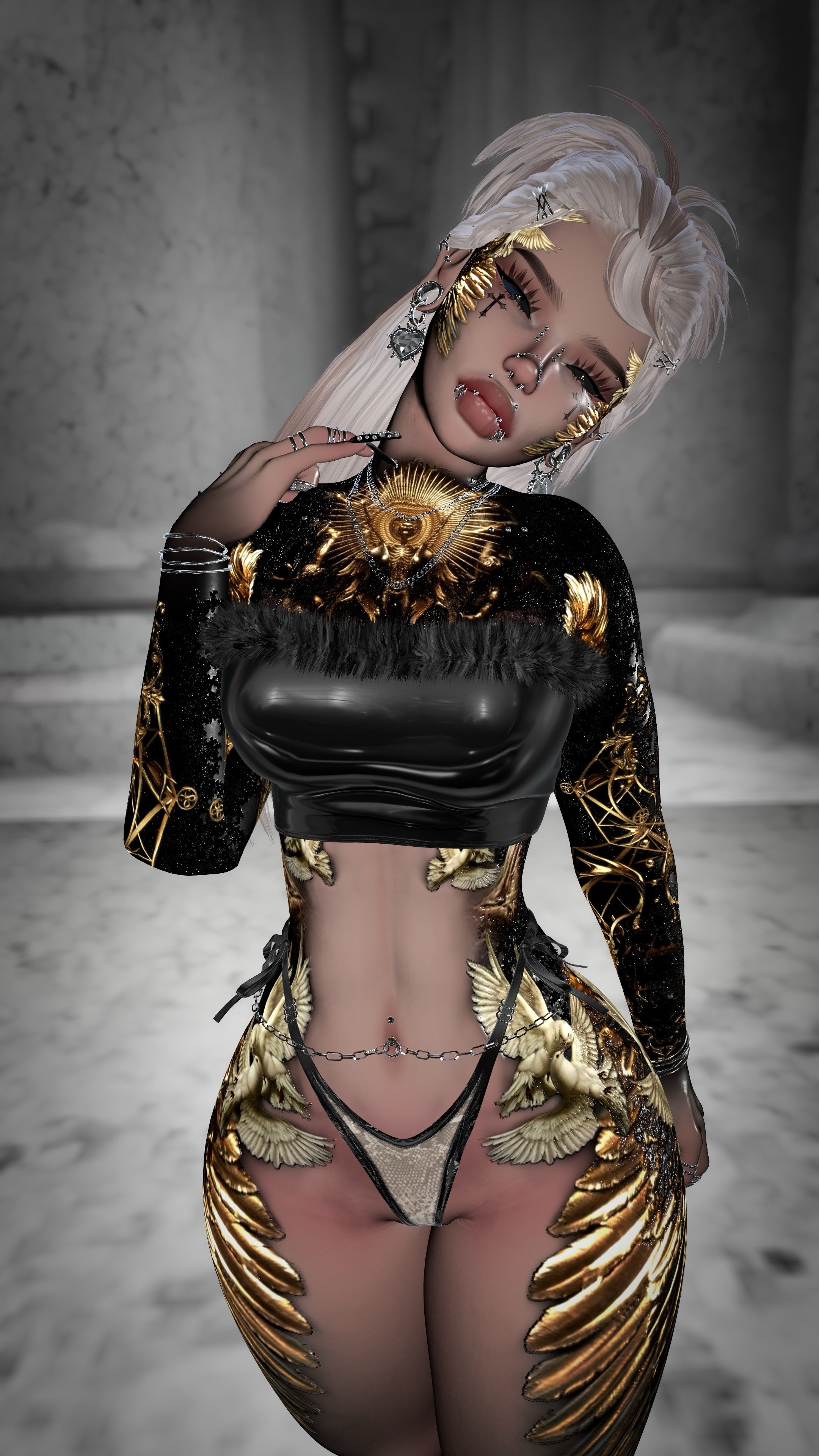 24K GOLD LIMITED EDITION FEMALE TEXTURE
