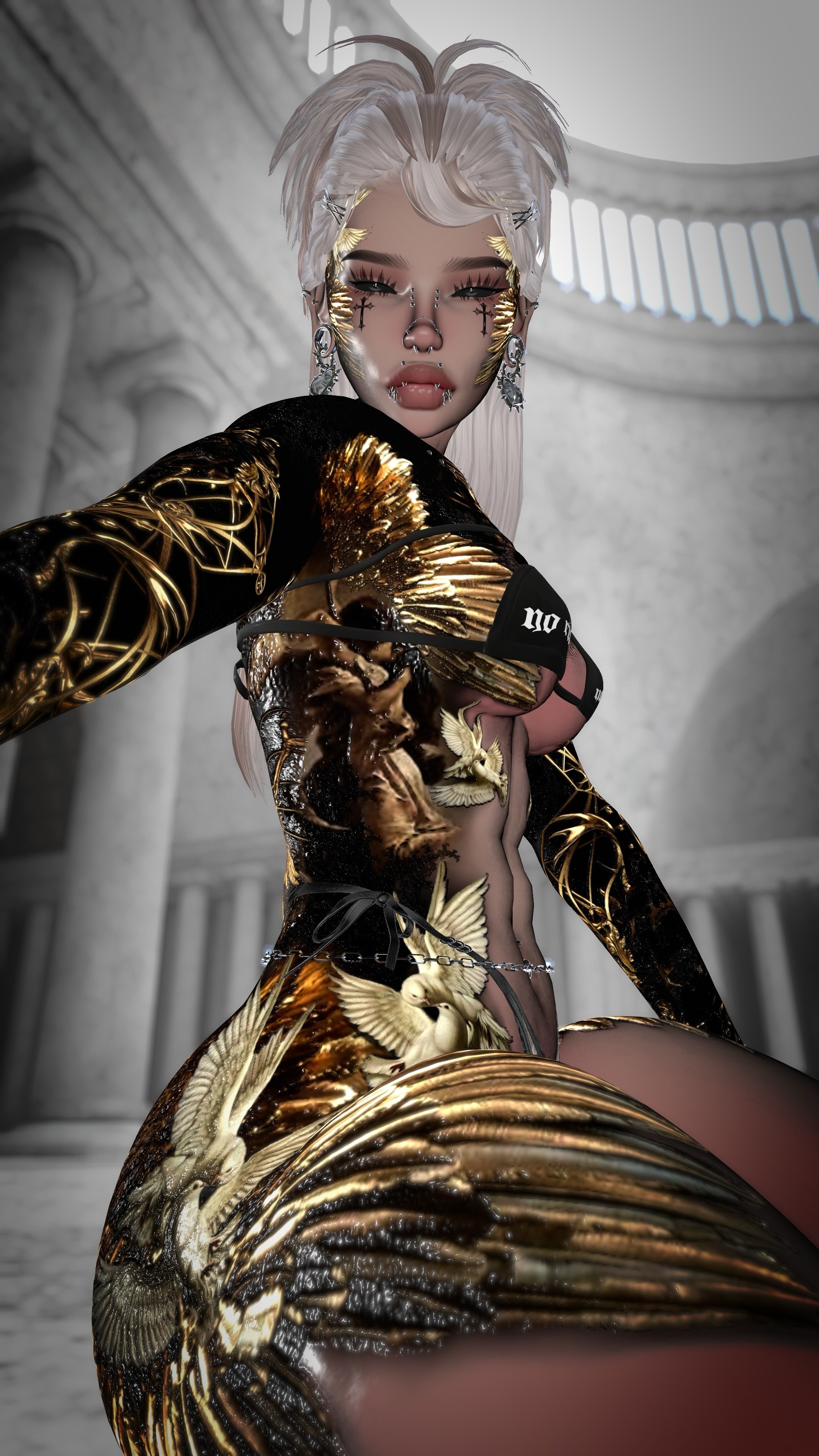 24K GOLD LIMITED EDITION FEMALE TEXTURE
