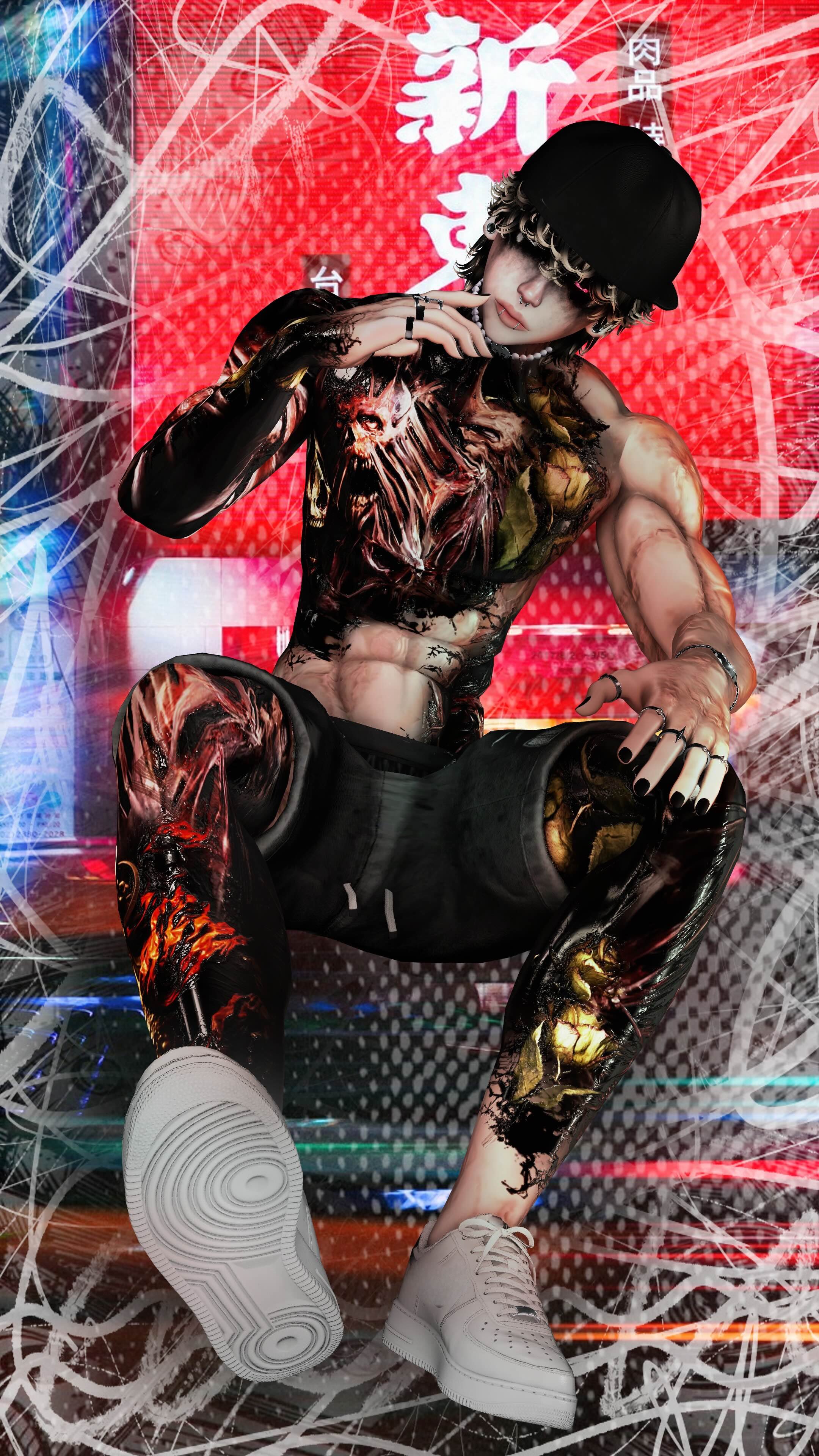4K PAIN MALE TEXTURE - AKI/ACE/EXOv4