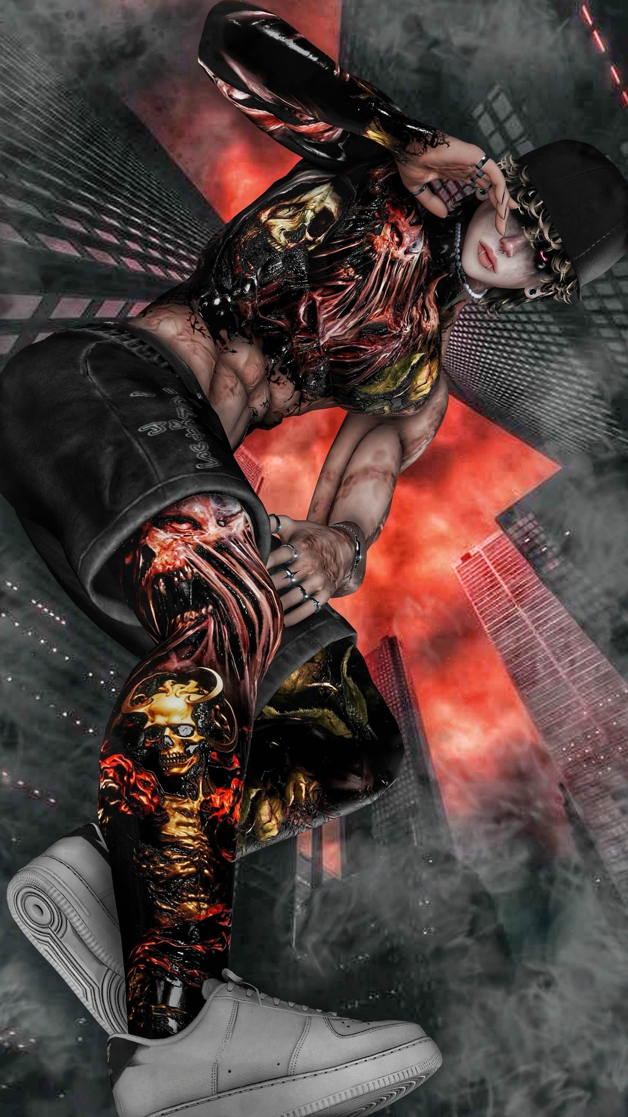4K PAIN MALE TEXTURE - AKI/ACE/EXOv4