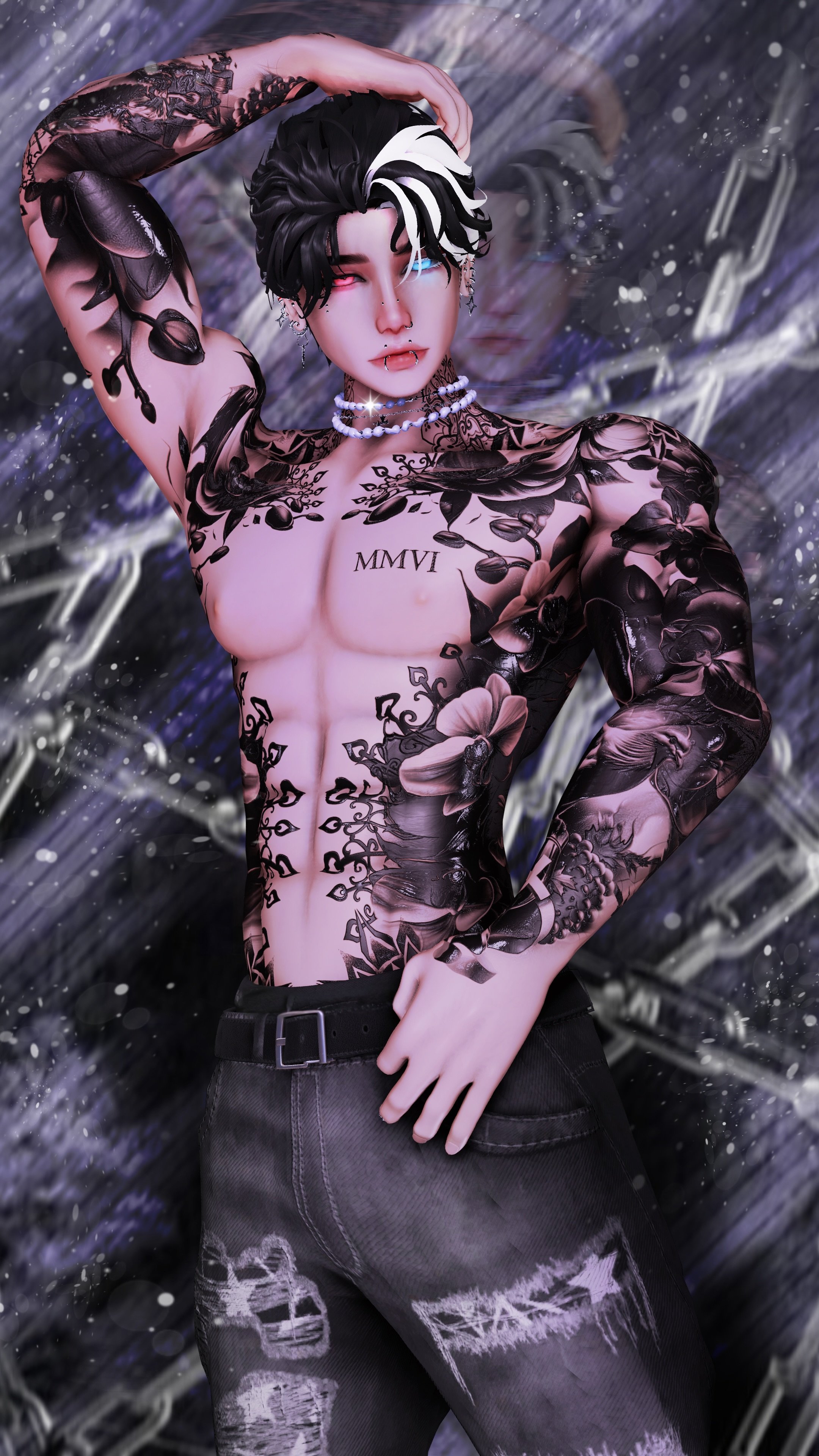 4K PETAL MALE BODY TEXTURE - AKI/ACE/EXOV4