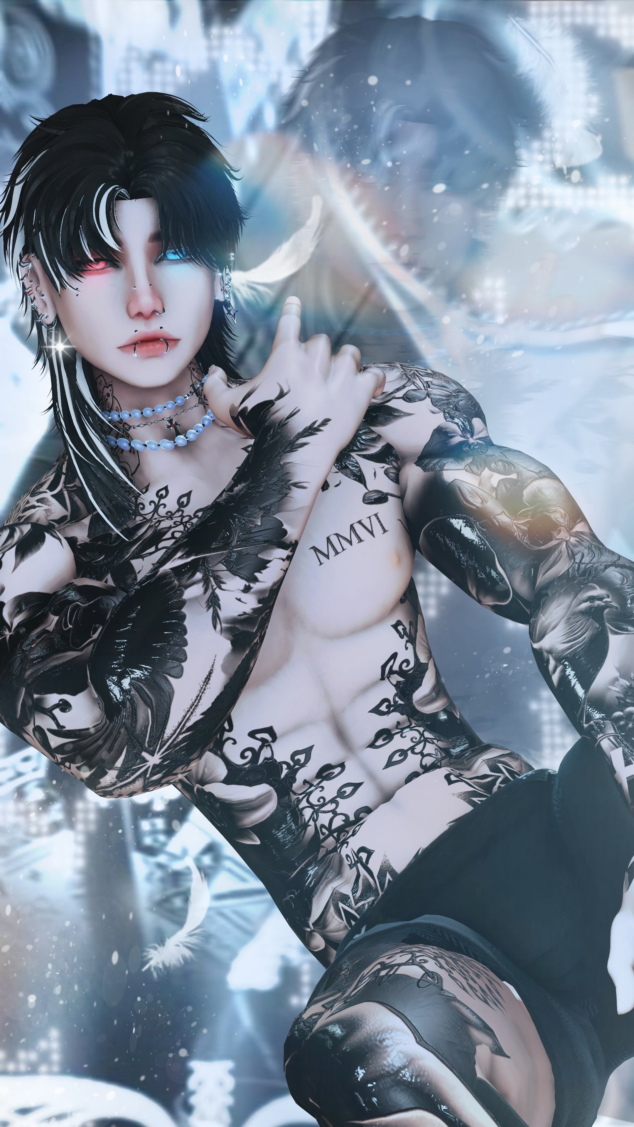 4K PETAL MALE BODY TEXTURE - AKI/ACE/EXOV4