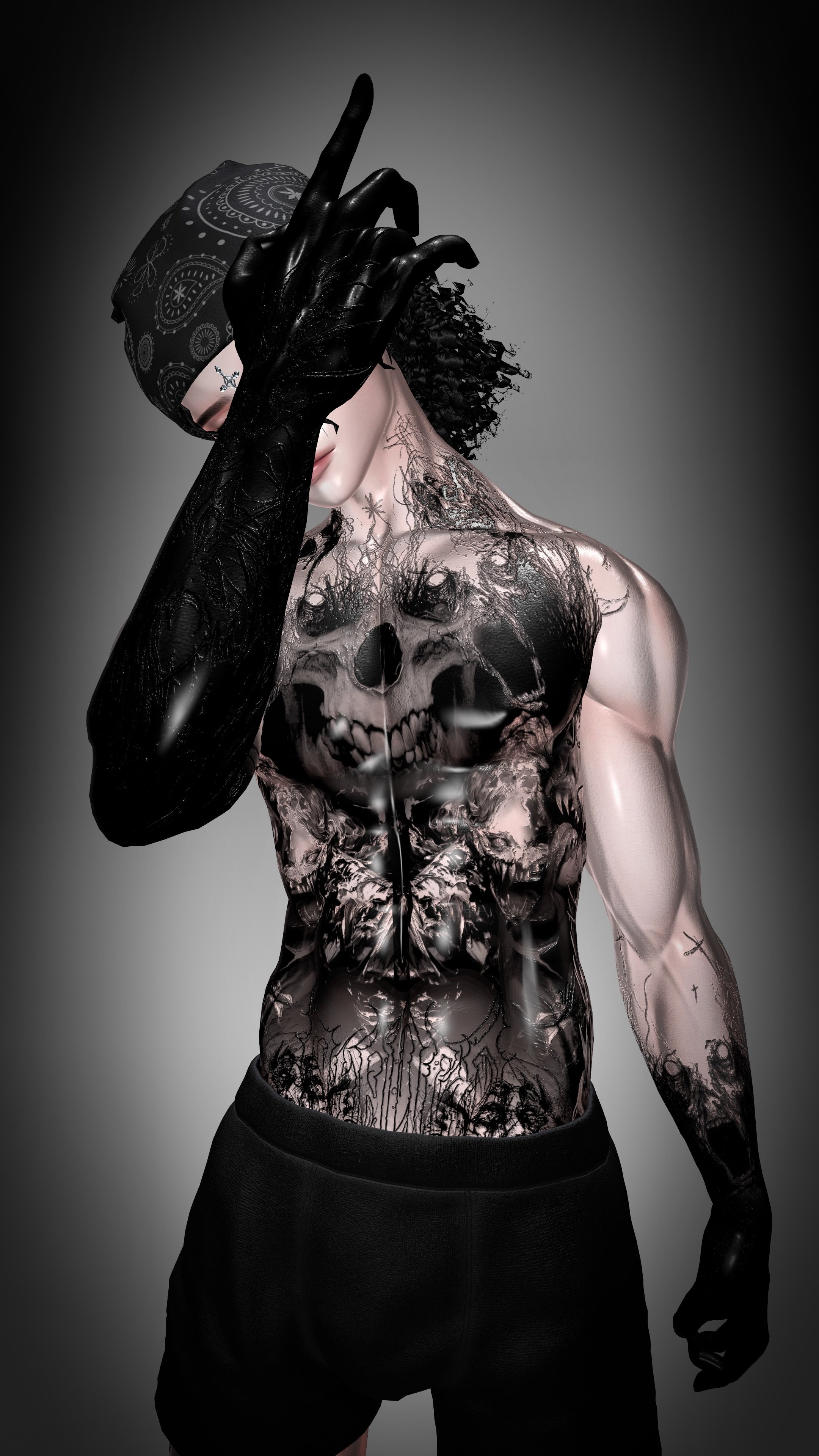 4K MUERTE MALE BODY TEXTURE - ACE/AKI/EXO V4