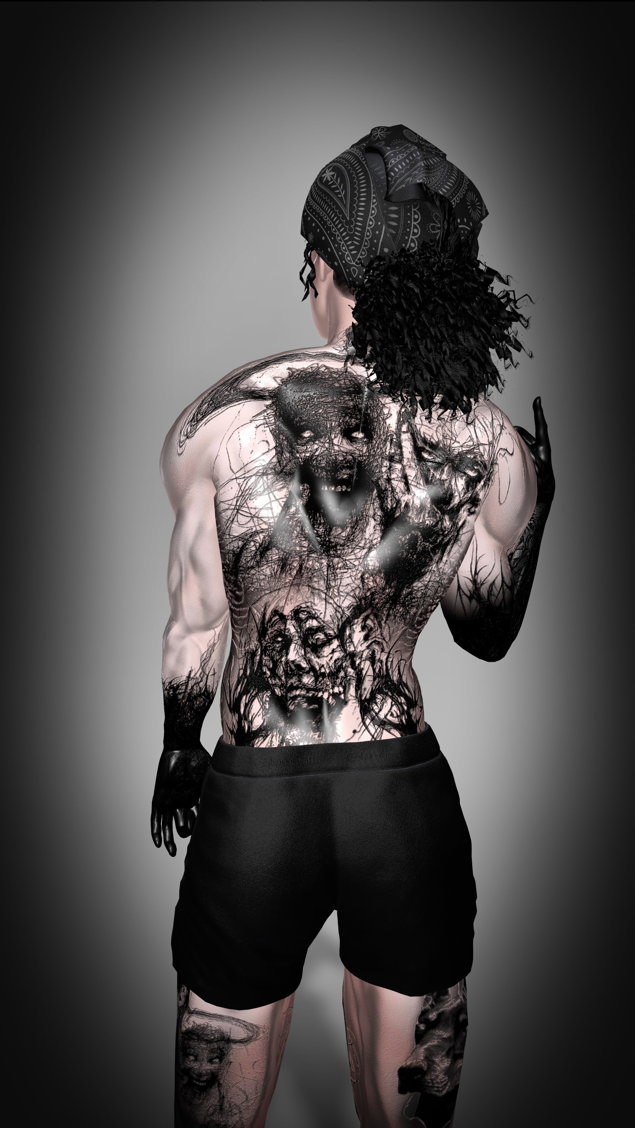 4K MUERTE MALE BODY TEXTURE - ACE/AKI/EXO V4