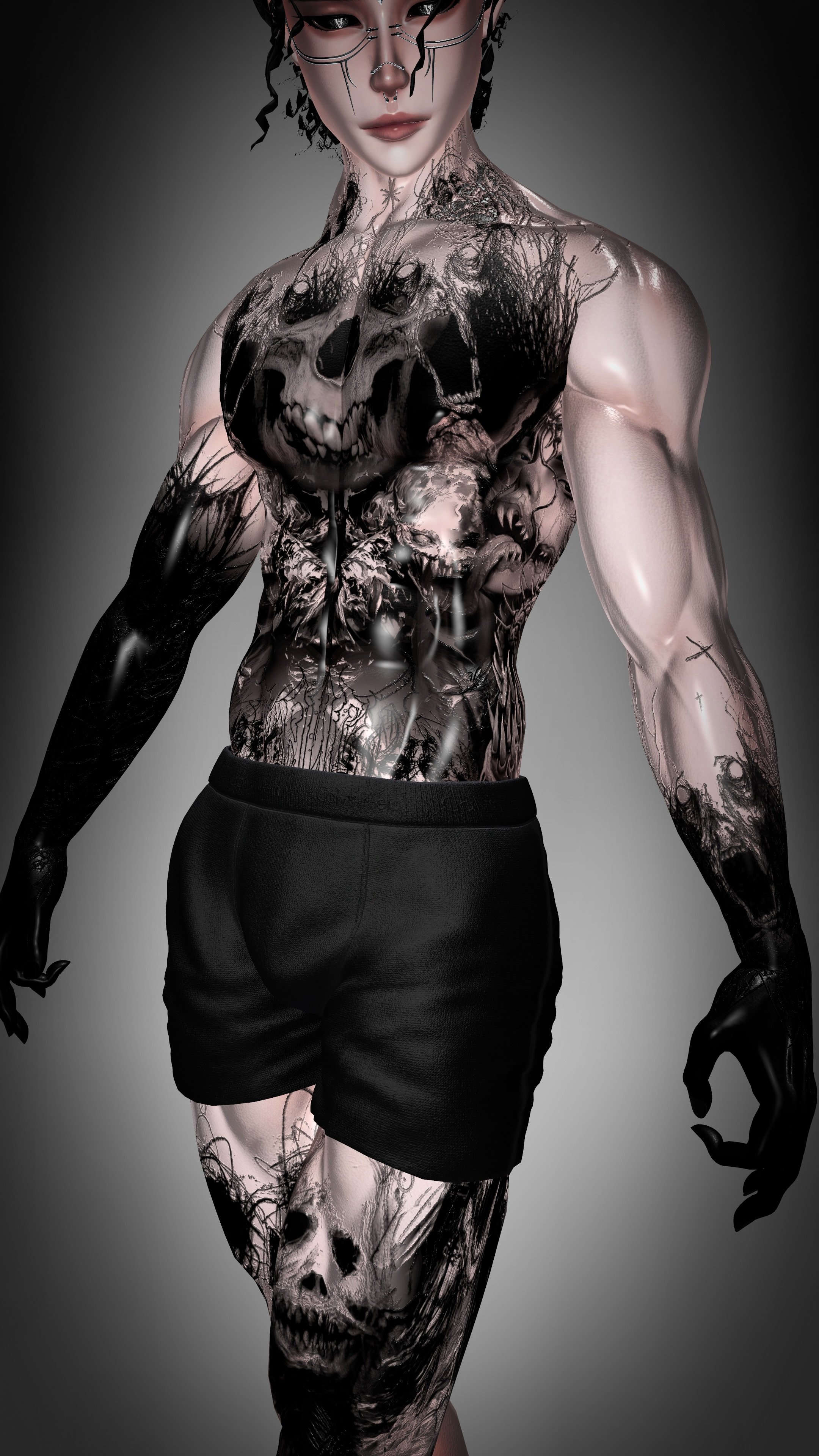 4K MUERTE MALE BODY TEXTURE - ACE/AKI/EXO V4