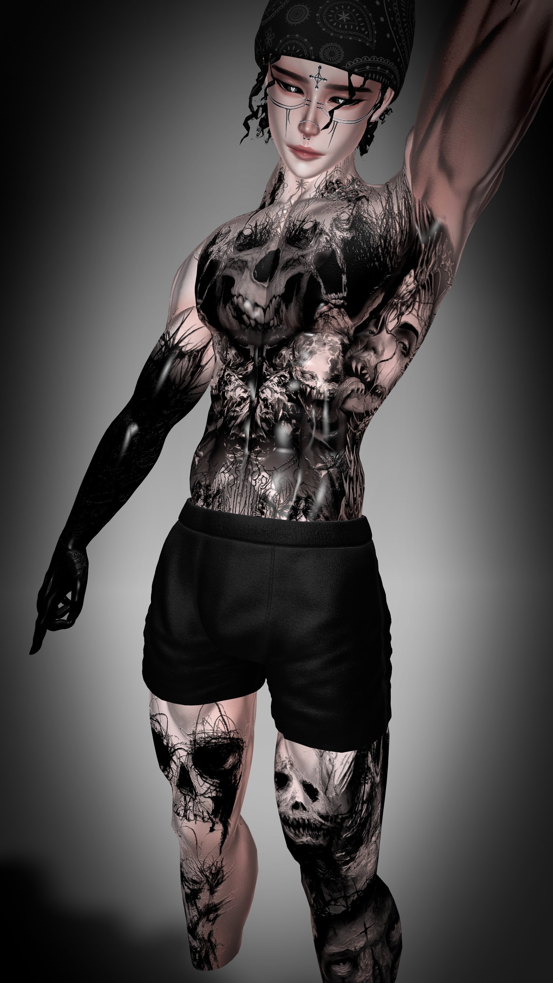 4K MUERTE MALE BODY TEXTURE - ACE/AKI/EXO V4