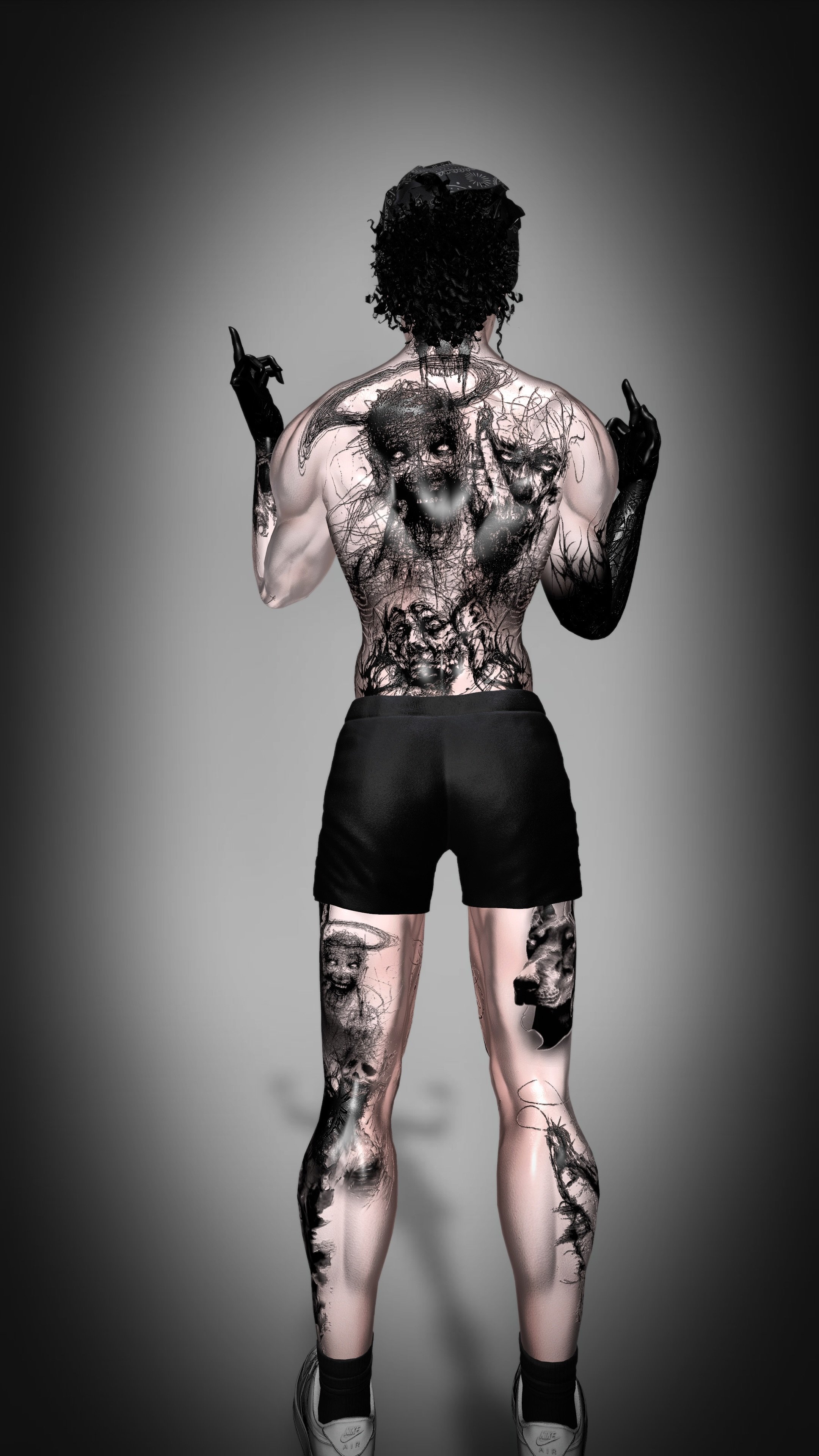 4K MUERTE MALE BODY TEXTURE - ACE/AKI/EXO V4