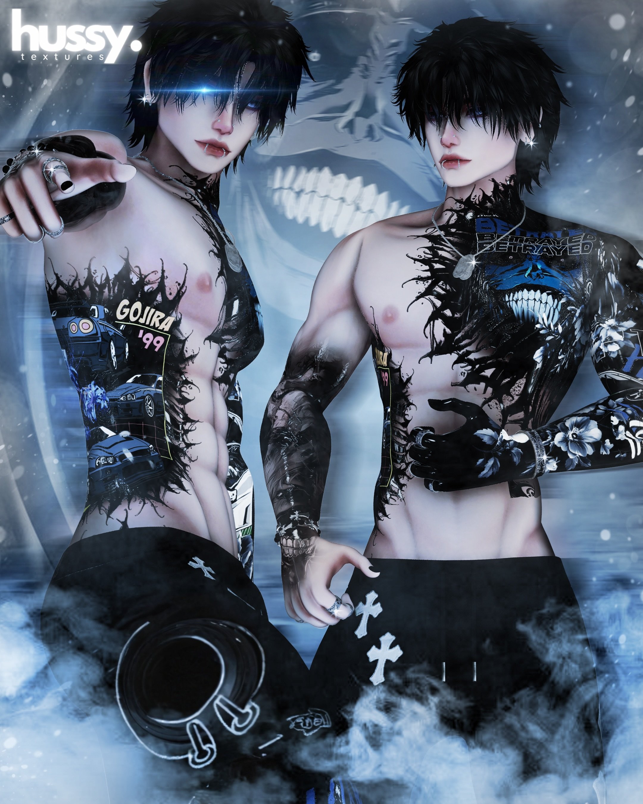 4K BETRAY MALE TEXTURE - AKI, EXO, ACE
